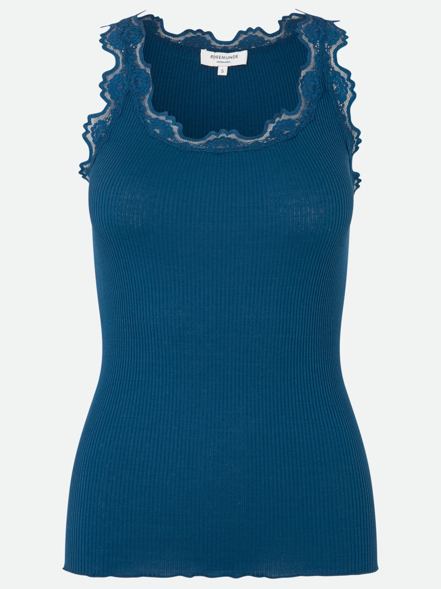 RWBabette Silk SL U-neck Long Lace Top