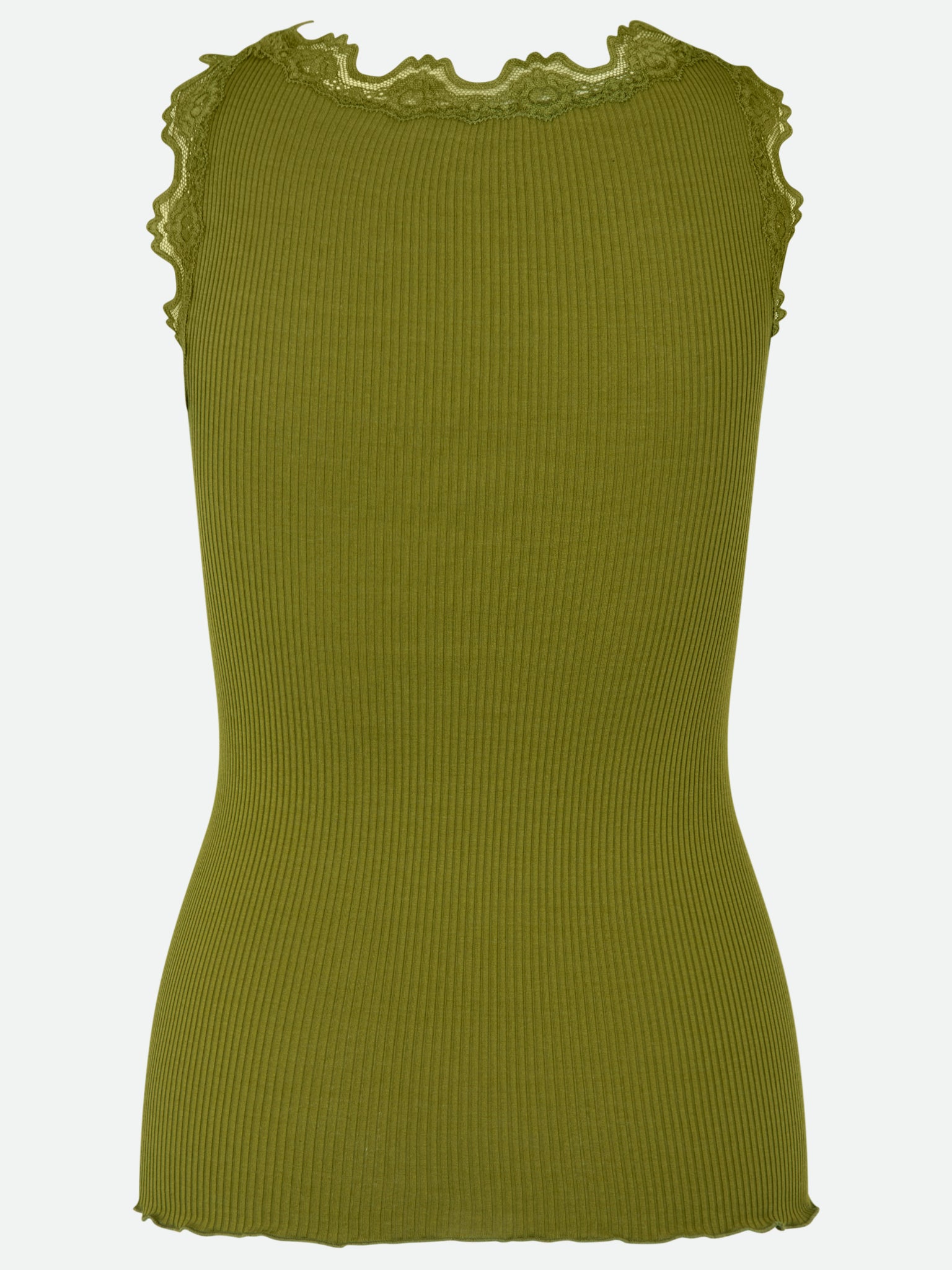 RWBabette Silk SL U-neck Long Lace Top