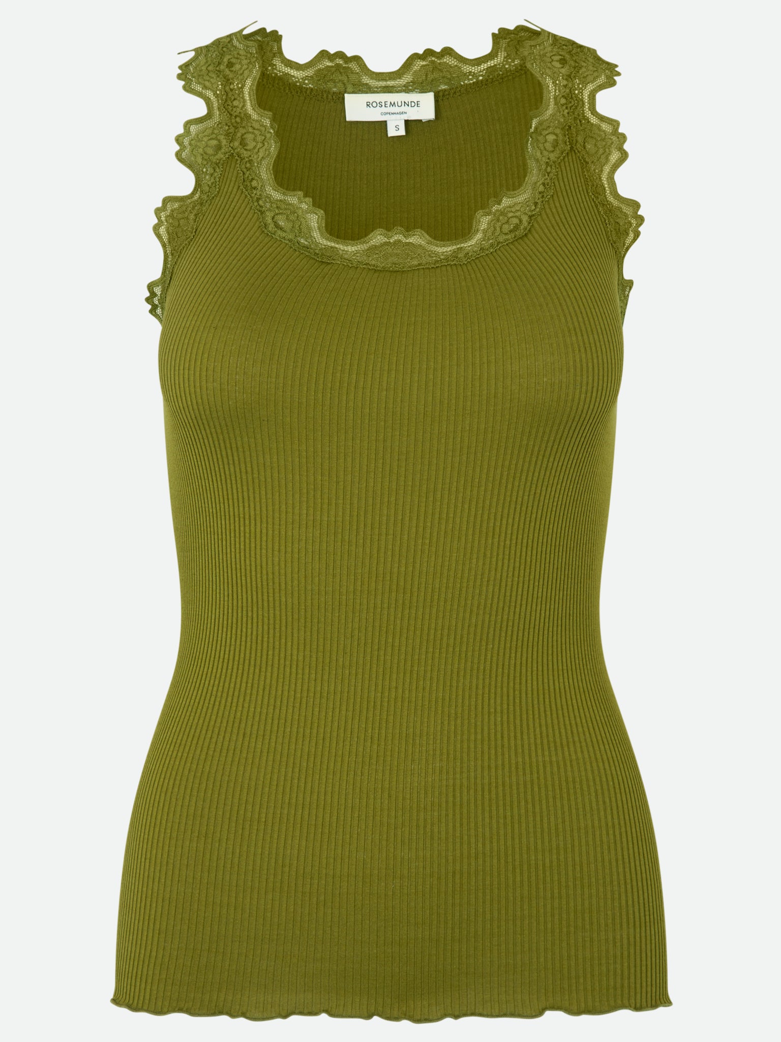 RWBabette Silk SL U-neck Long Lace Top