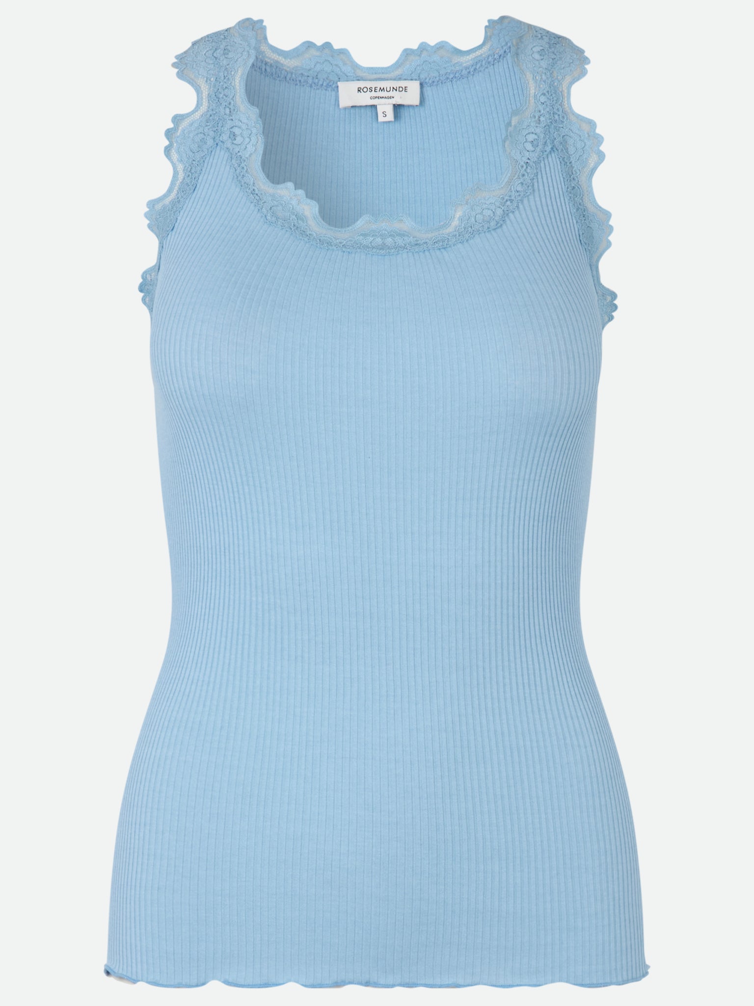 RWBabette Silk SL U-neck Long Lace Top