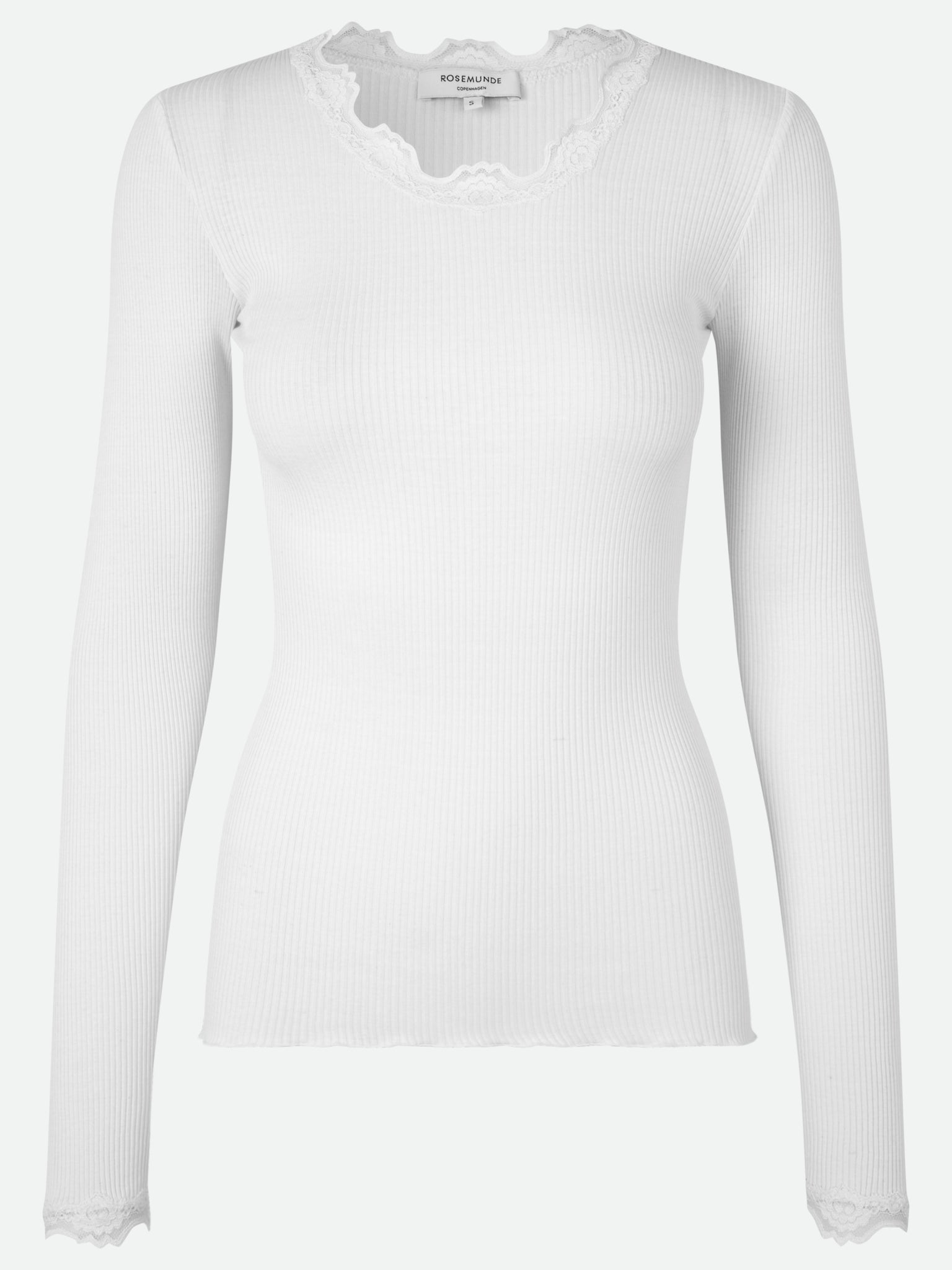 RWBabette Silk LS Lace T-shirt