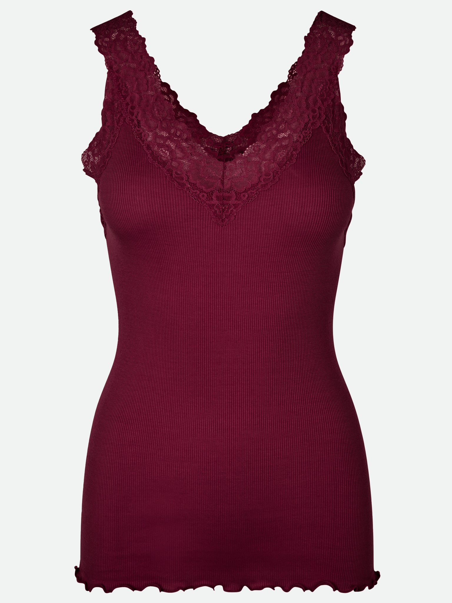 Organic top with lace