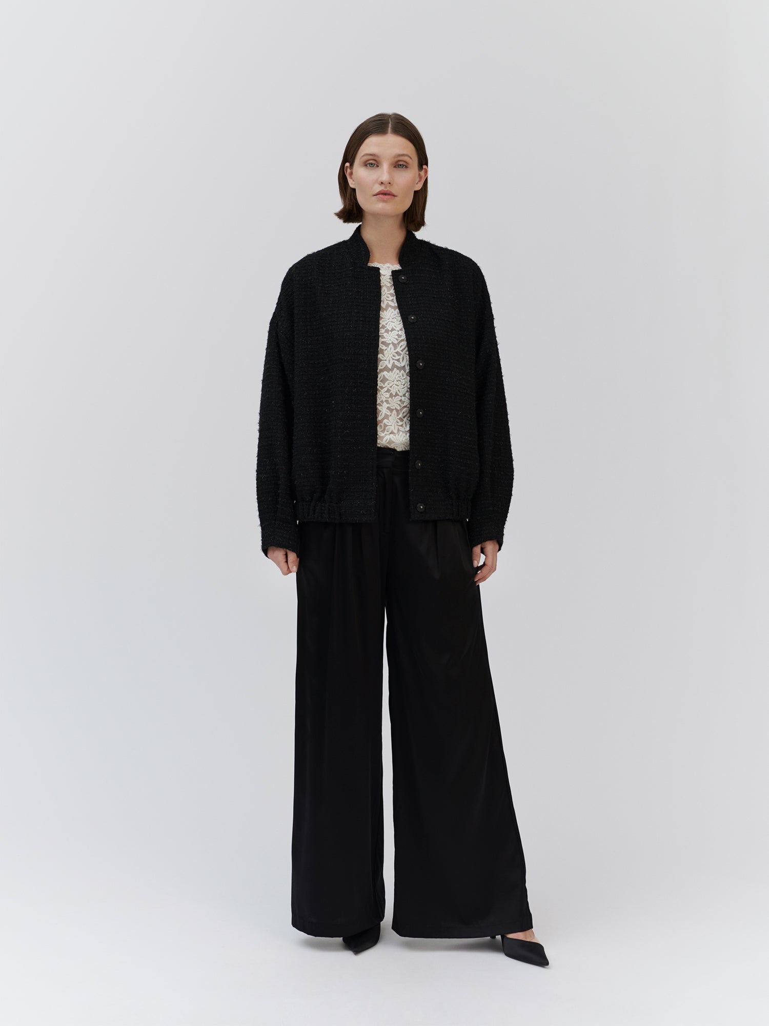 Silk trousers