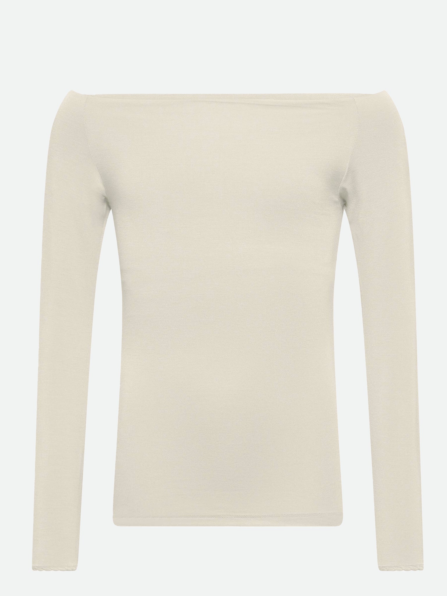 Viscose langærmet off shoulder top