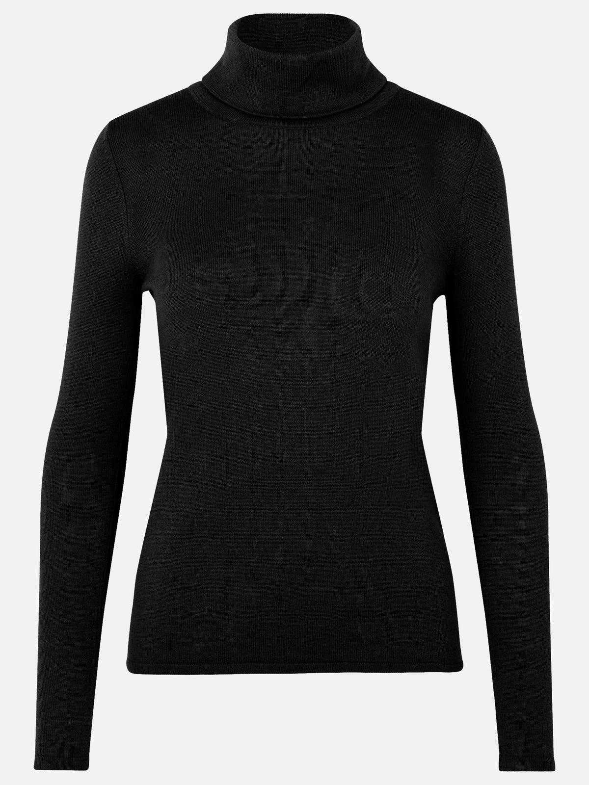 RMWSofia Wool Long sleeve Roll-neck Pullover PULLOVER Rosemunde Woman XS black