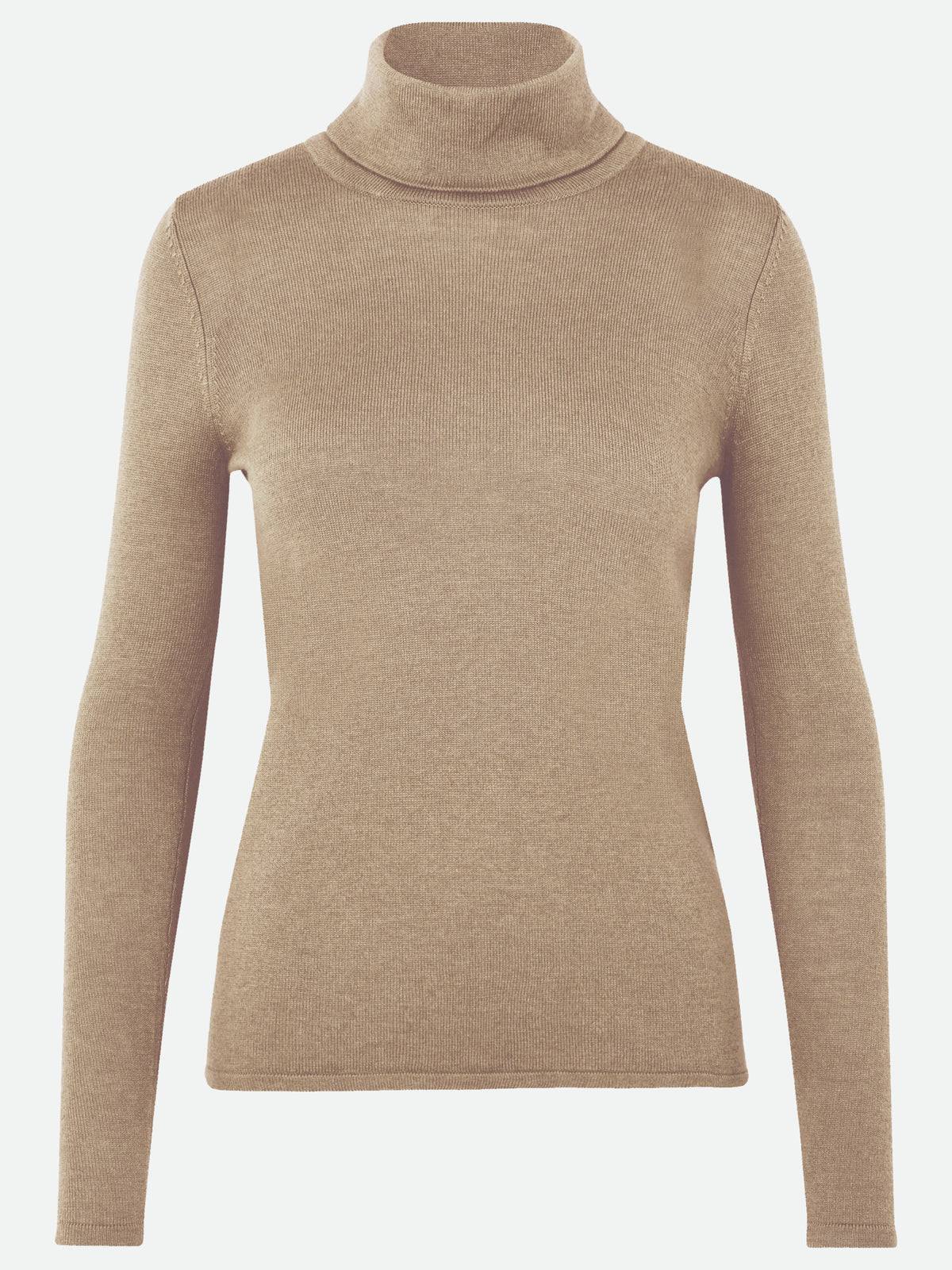 RMWSofia Wool Long sleeve Roll-neck Pullover PULLOVER Rosemunde Woman XS light sand melange