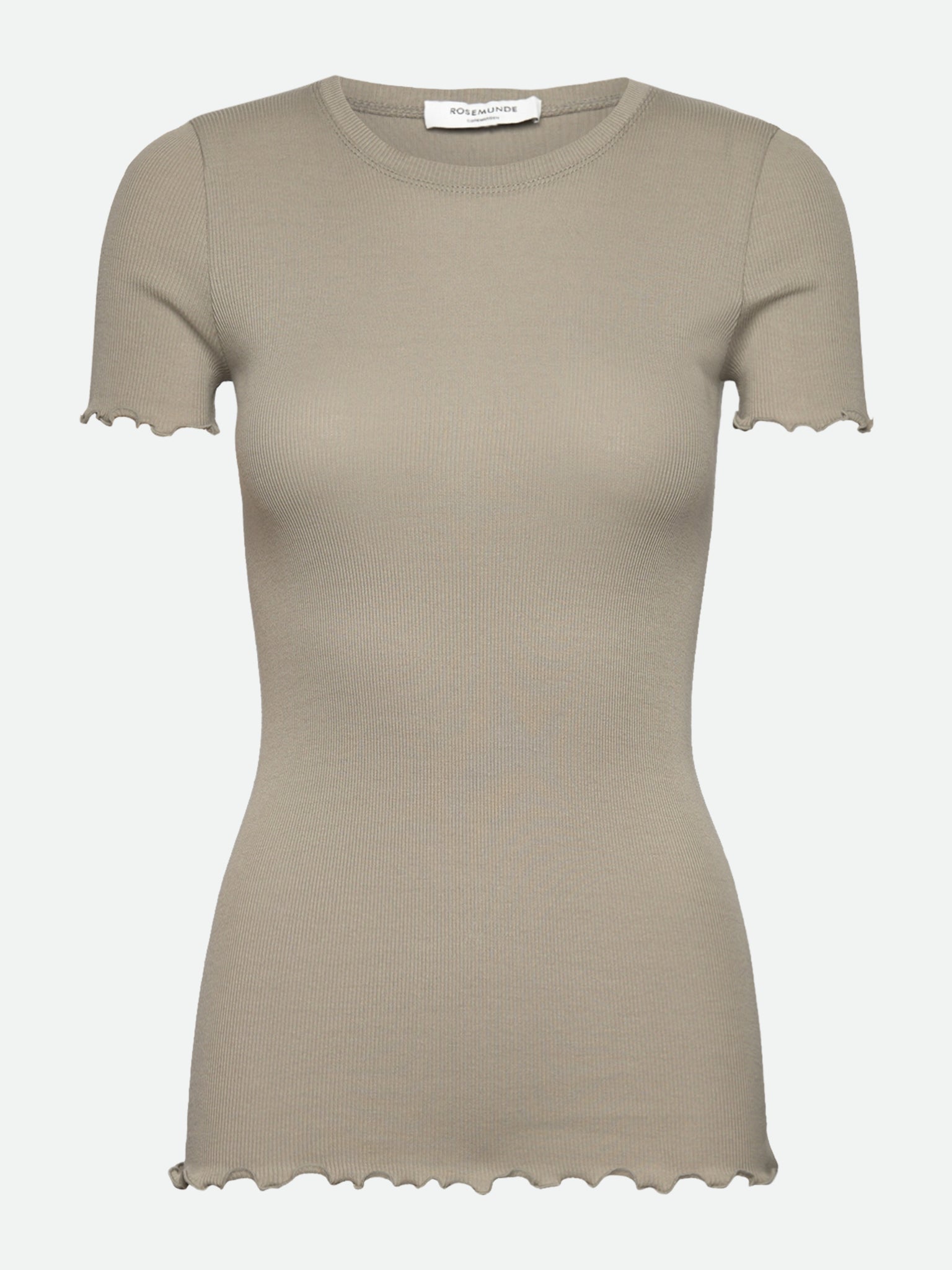 RWBernadine Organic SS O-neck T-shirt T-shirt Rosemunde Woman XS laurel oak