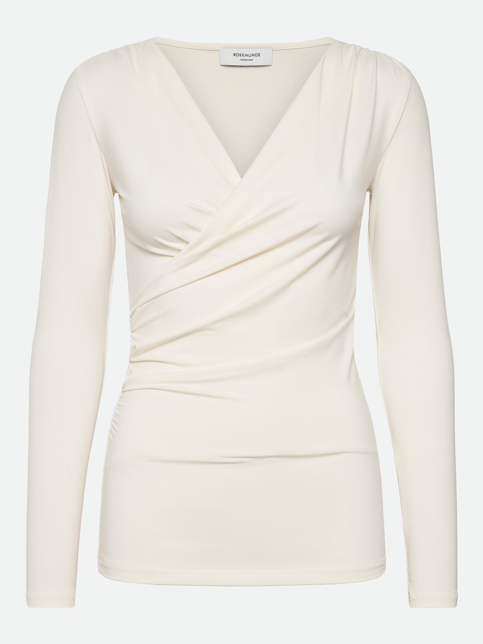 RWBillie LS V-Neck Wrap T-shirt T-SHIRT LS Rosemunde Woman 40 ivory