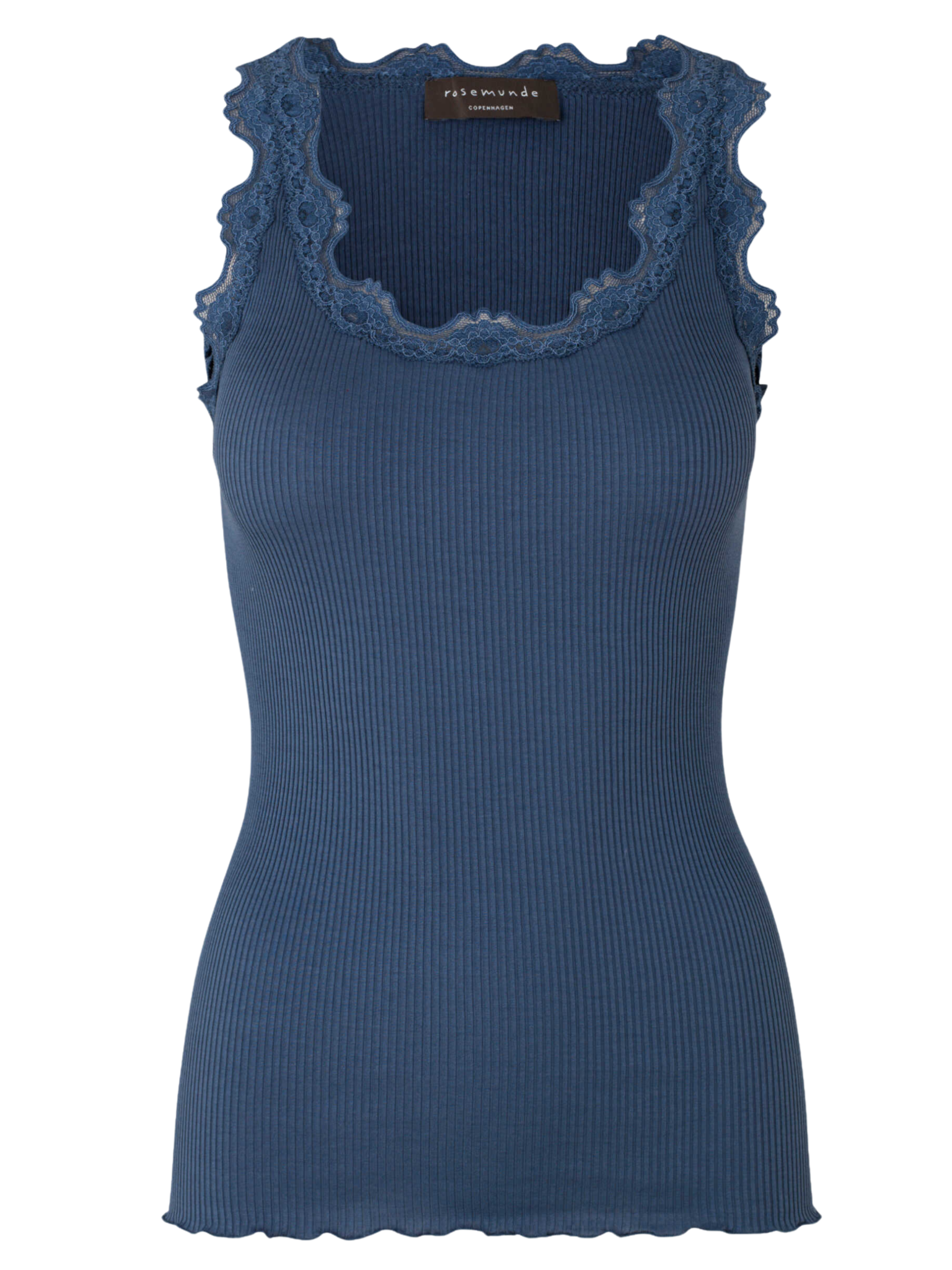 RWBabette Silk SL U-neck Long Lace Top