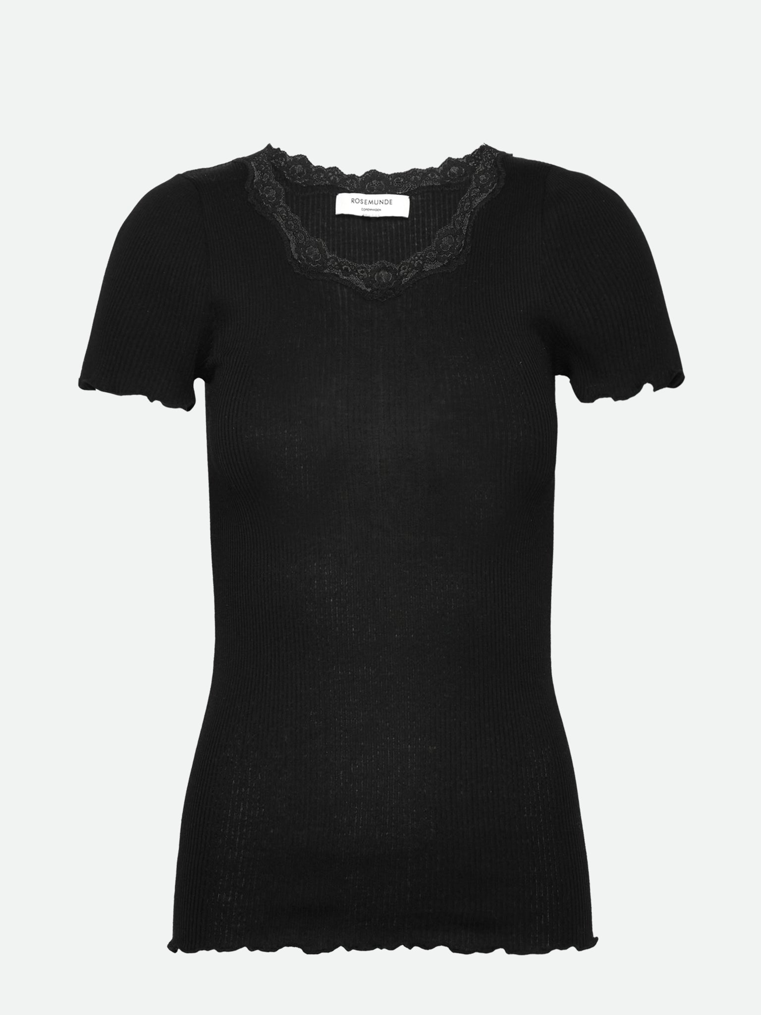 RWBeatha Silk Short Sleeve Lace T-shirt
