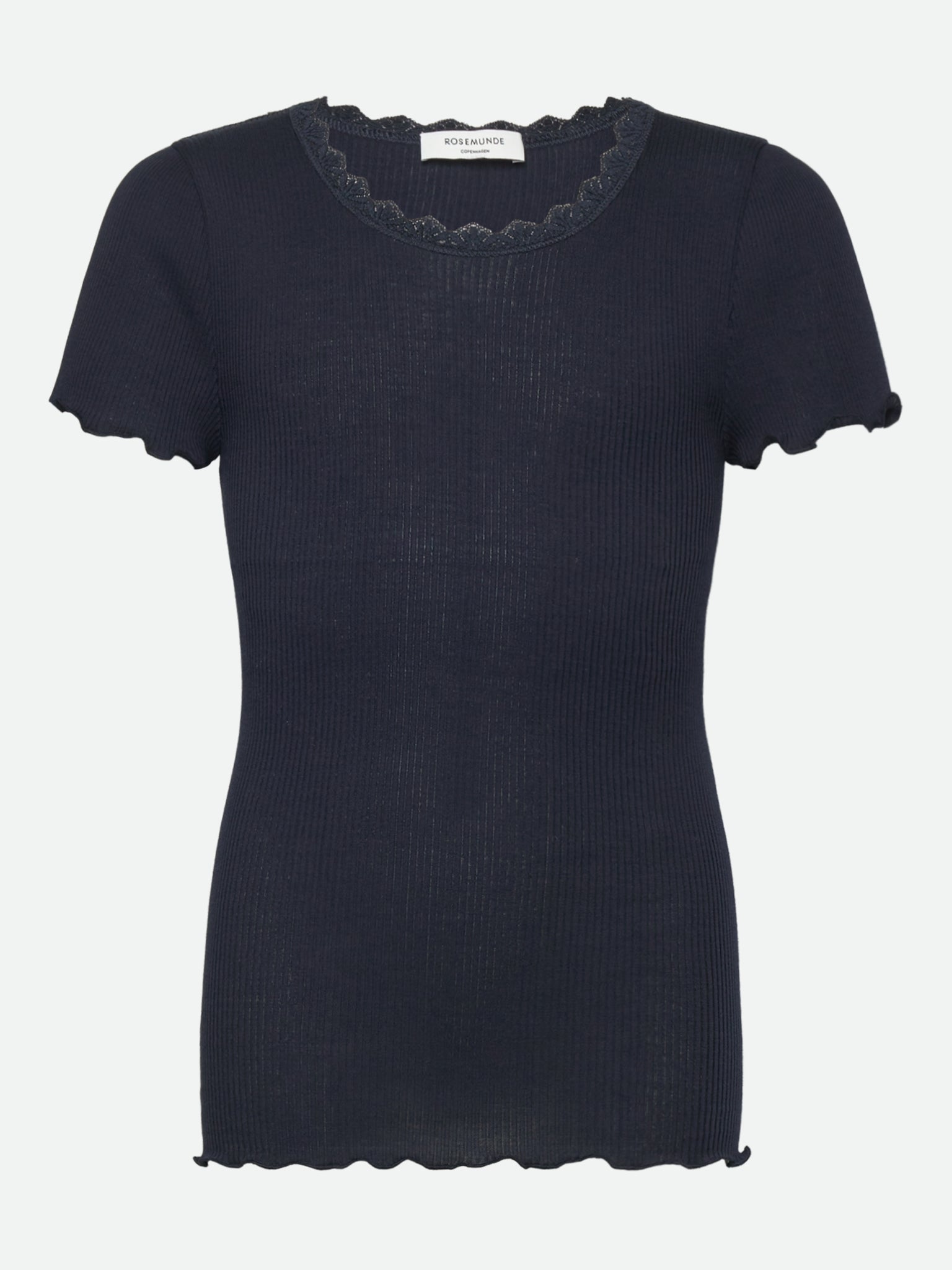 RKBalta Modal SS Lace T-shirt T-shirt Rosemunde kids 128 navy