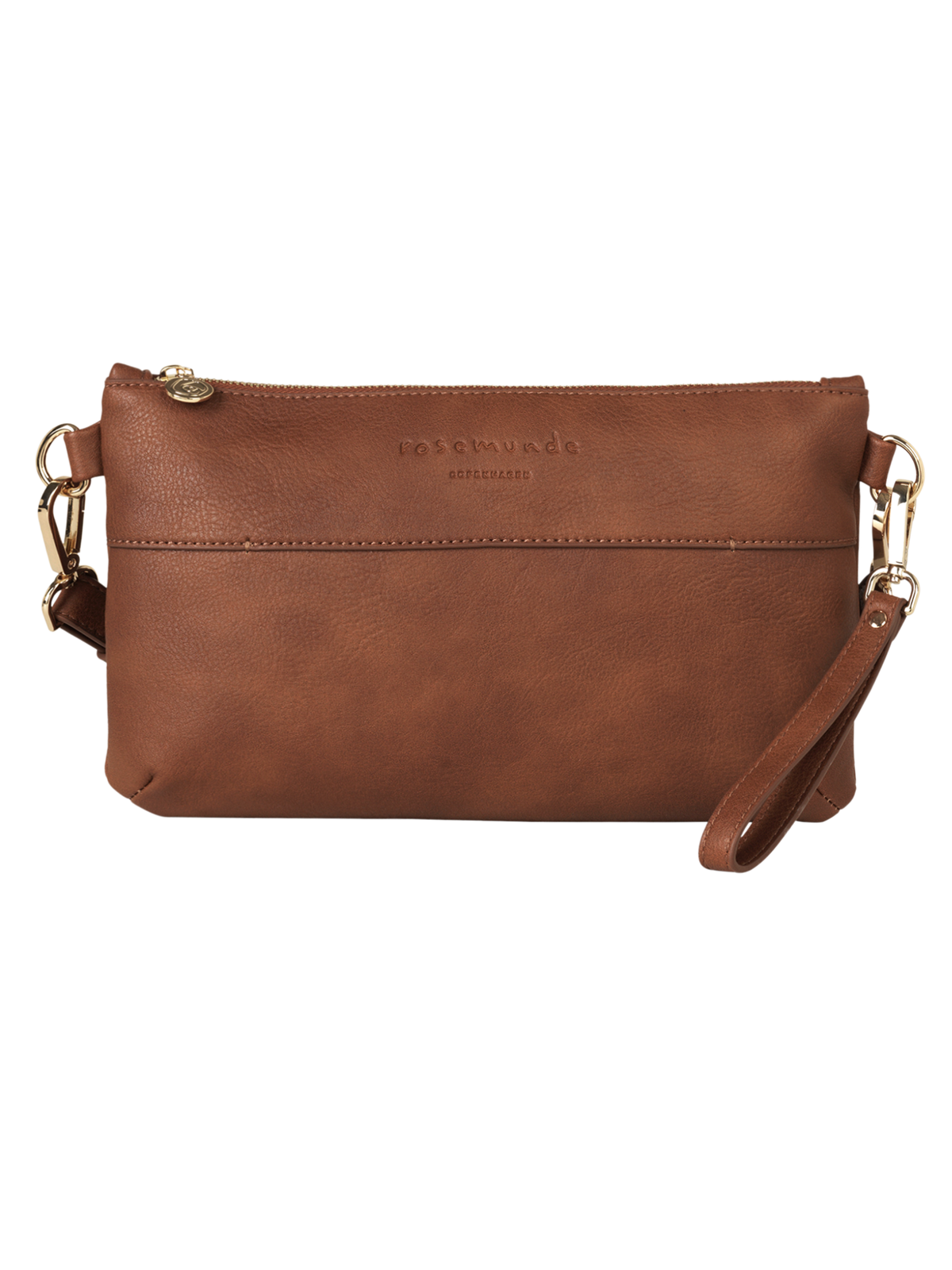 RBAndora Medium Clutch CLUTCH Rosemunde Woman 0 cocoa brown gold