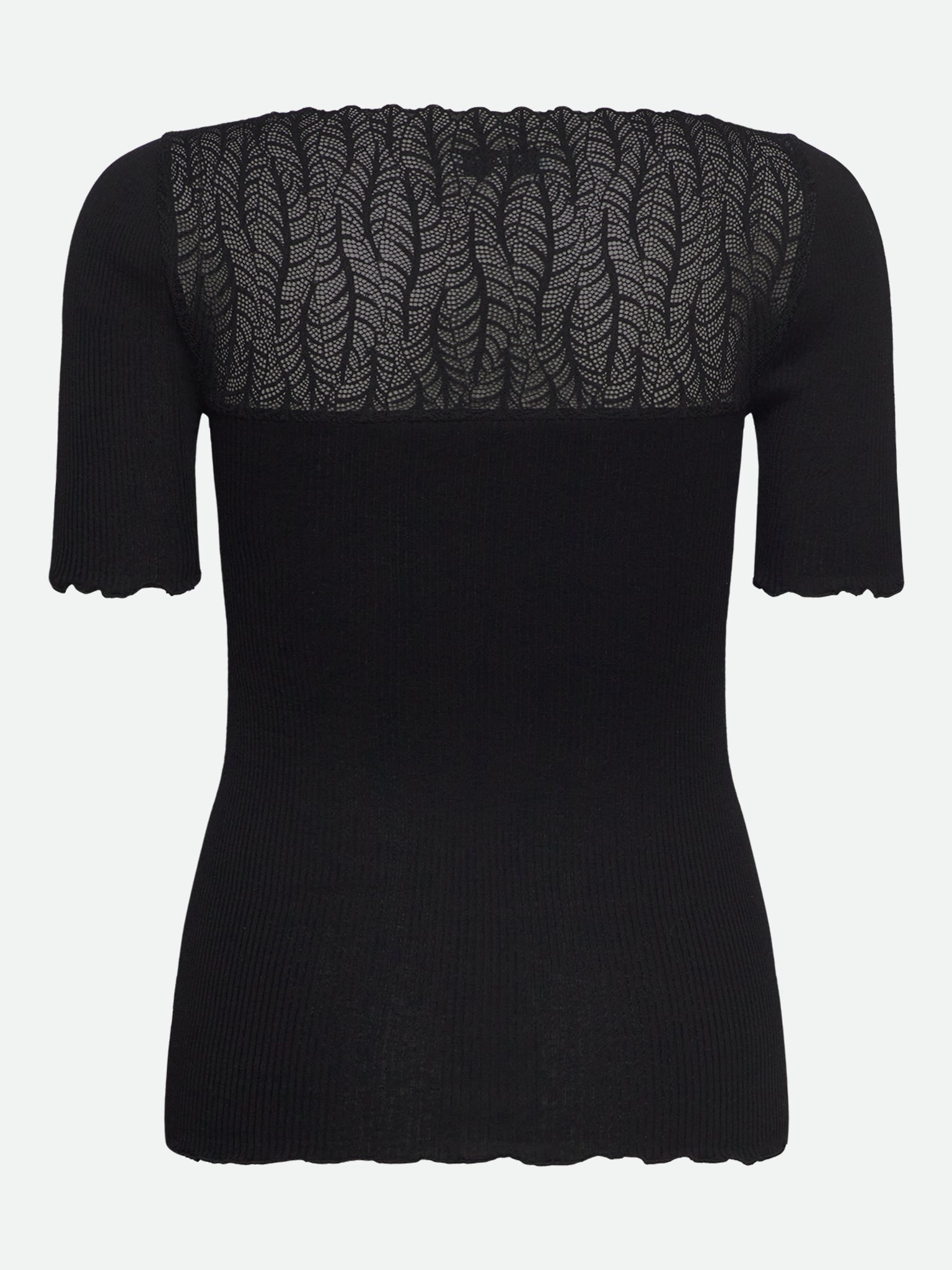 RWBeatha Silk 2/4 SS Boatneck Lace T-shirt T-SHIRT SS Rosemunde Woman