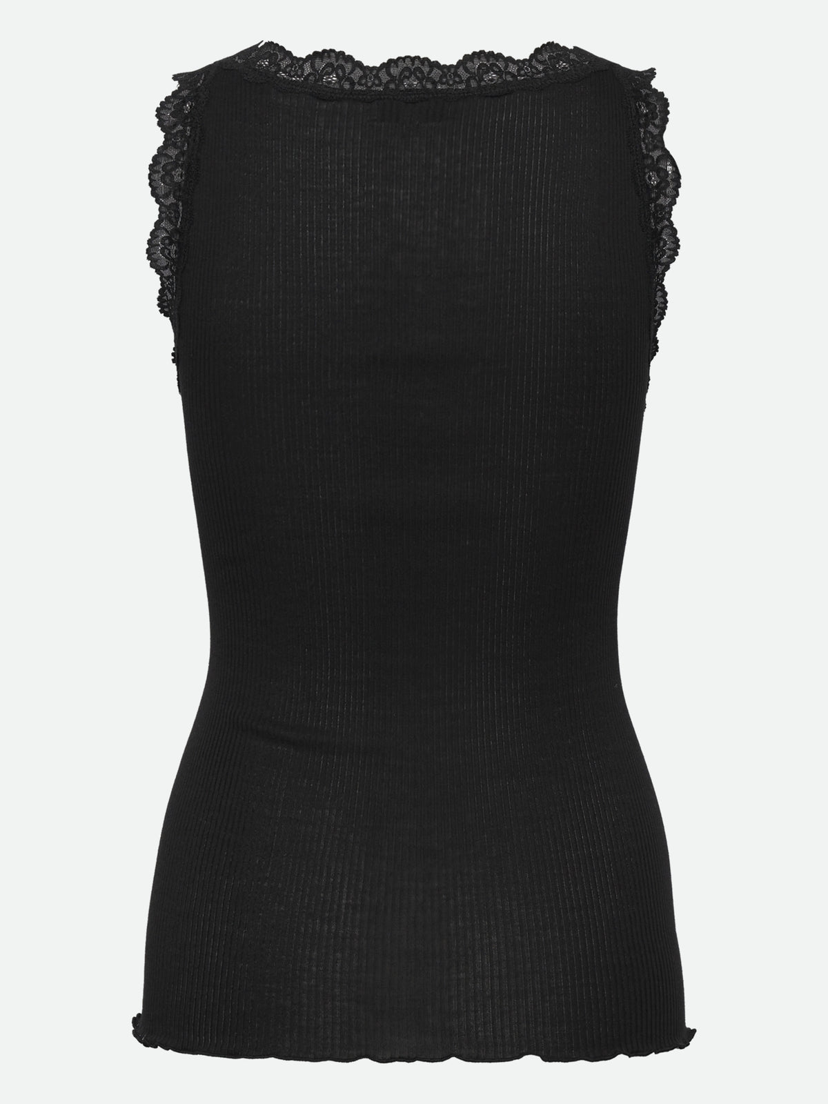 RMWBalta Modal Lace SL V-neck Top TOP Rosemunde Woman
