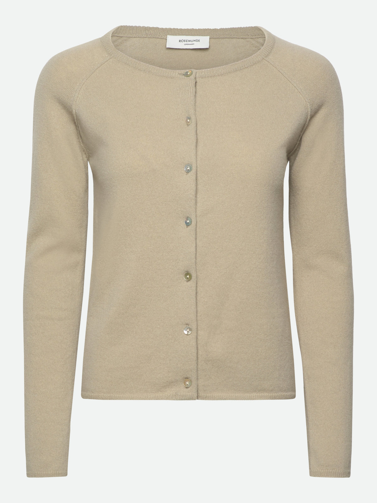 RWLaica Cashmere Long Sleeve O-neck Raglan Cardigan