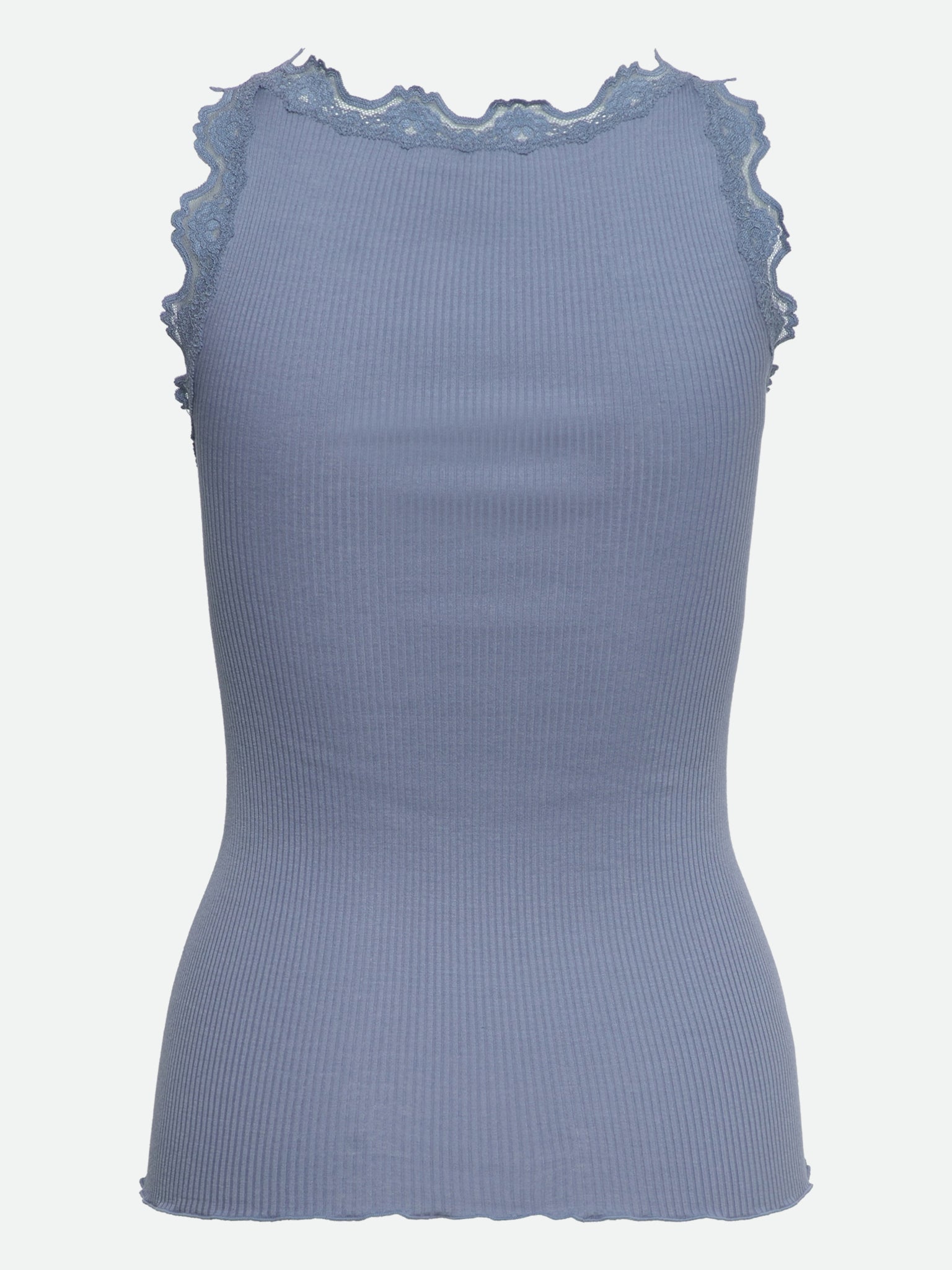 RWBabette Silk SL U-neck Long Lace Top