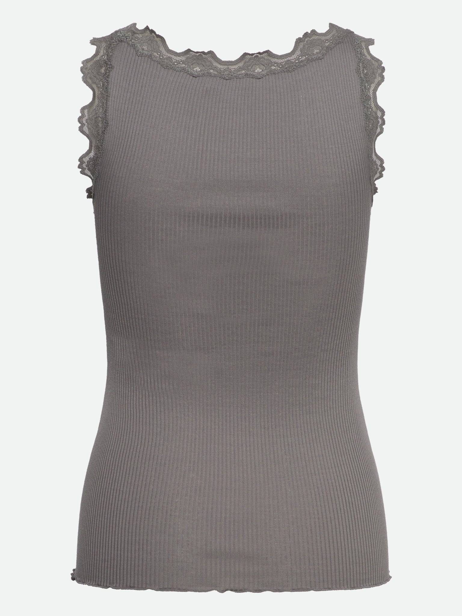 RWBabette Silk SL U-neck Long Lace Top