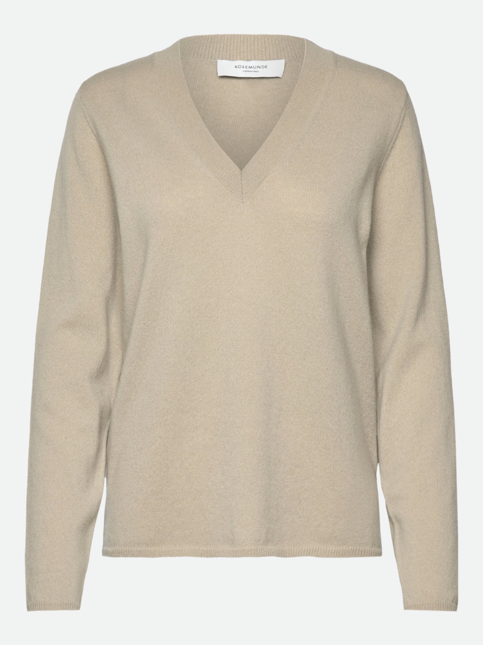 RWLaica Cashmere LS V-Neck Pullover PULLOVER Rosemunde Woman S abbey stone