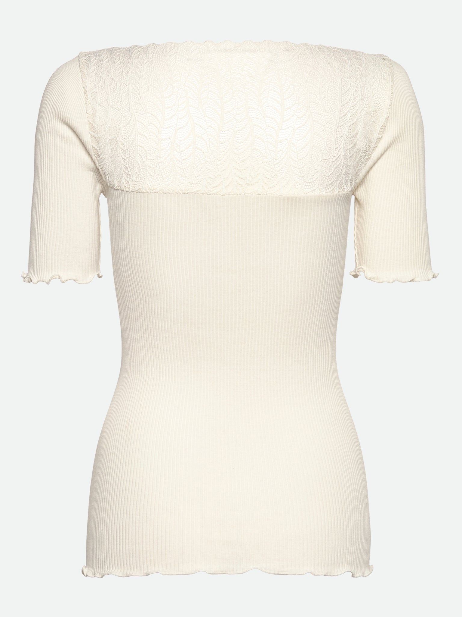 RWBeatha Silk 2/4 SS Boatneck Lace T-shirt T-SHIRT SS Rosemunde Woman