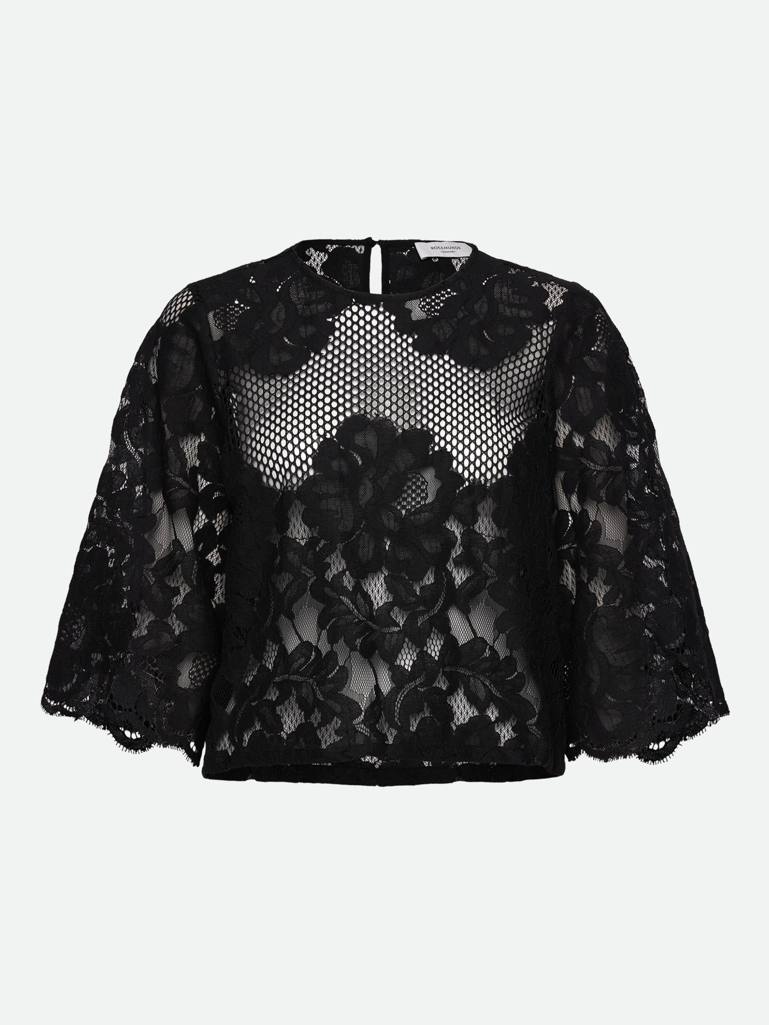 Rosemunde Black Blouse with Lace (Style 5316) main image 1