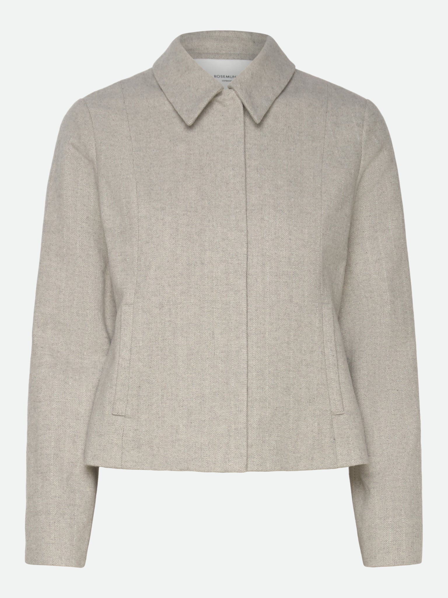 RWSophia Wool LS Short Jacket JACKET Rosemunde Woman 34 light grey melange