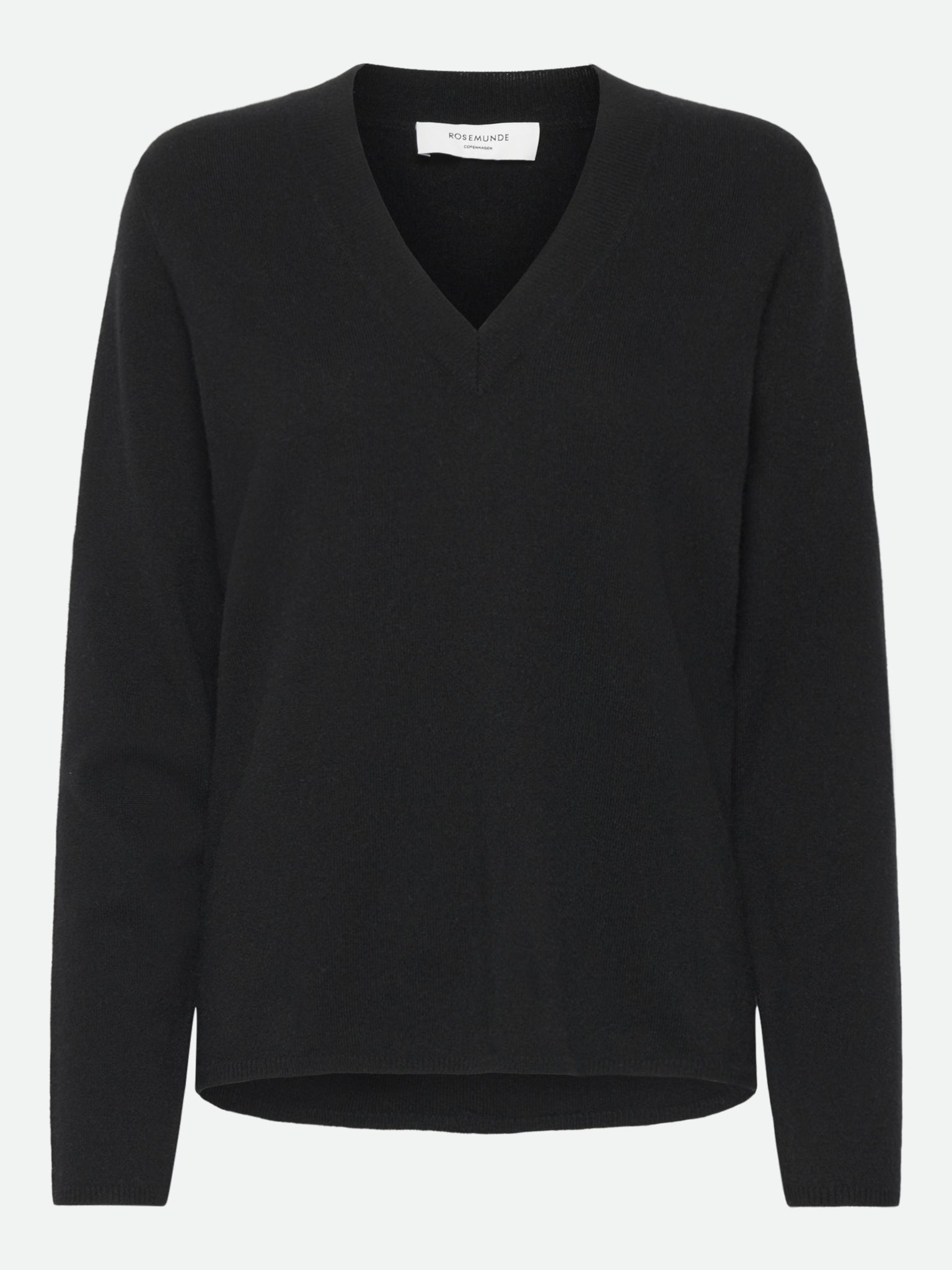 RWLaica Cashmere LS V-Neck Pullover PULLOVER Rosemunde Woman XS black