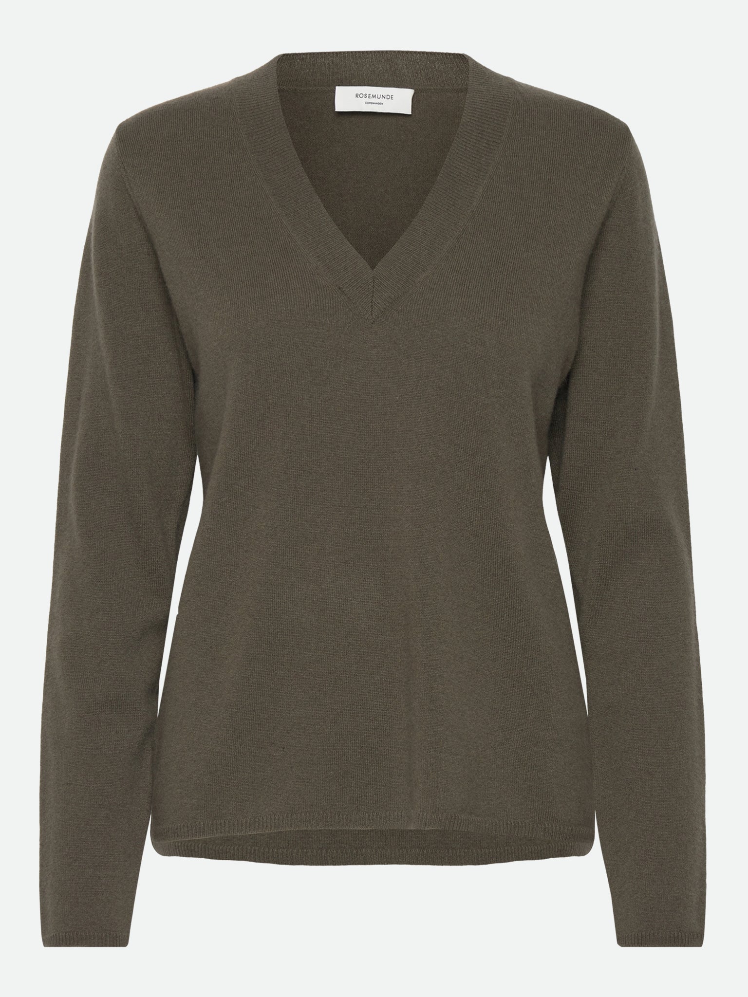 RWLaica Cashmere LS V-Neck Pullover PULLOVER Rosemunde Woman S forrest night
