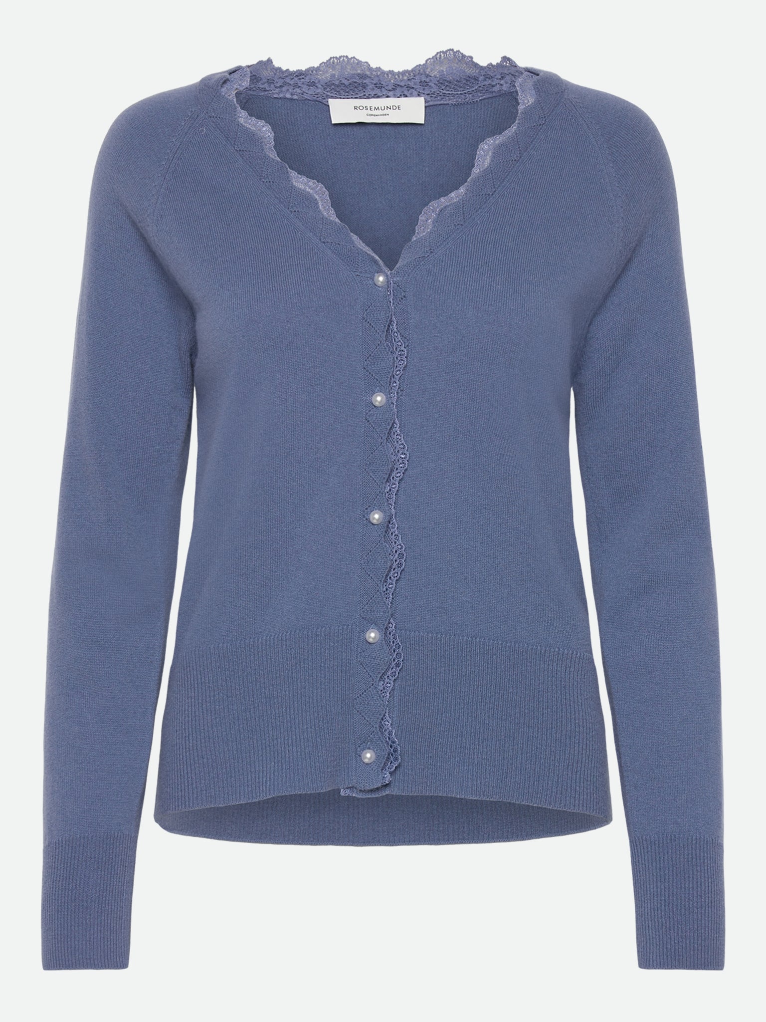 RWLaica Cashmere Longsleeve V-neck Lace Cardigan CARDIGAN Rosemunde Woman S infinity