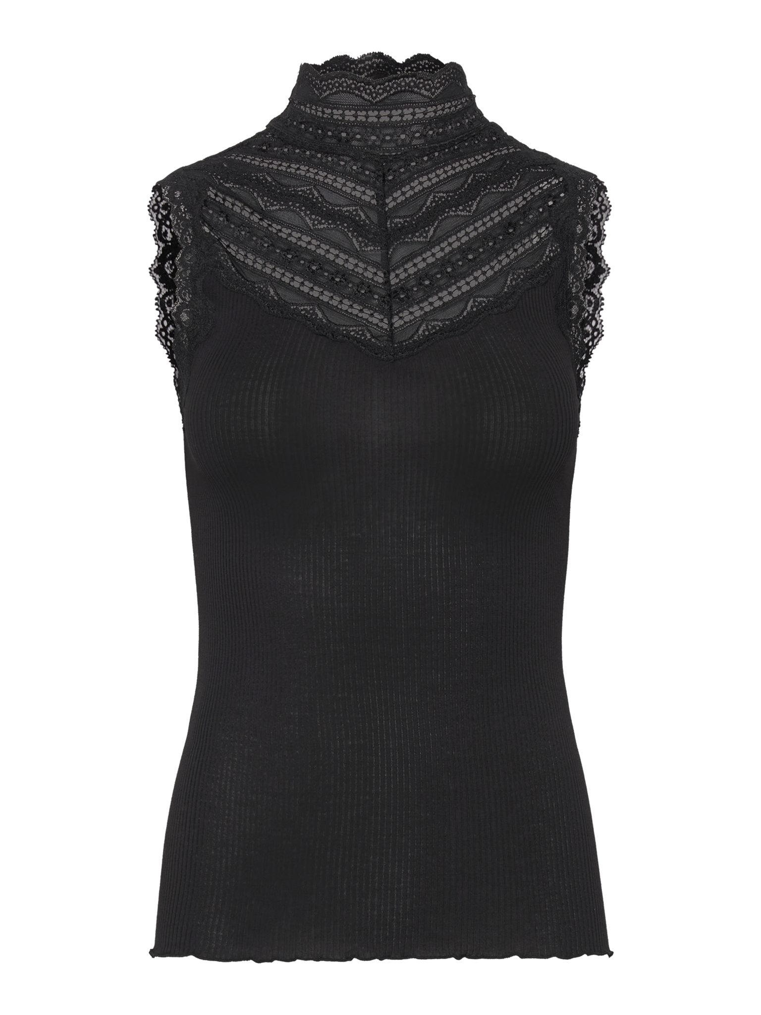 RMWBalta SL Turtleneck Lace Top Top Rosemunde Woman S black