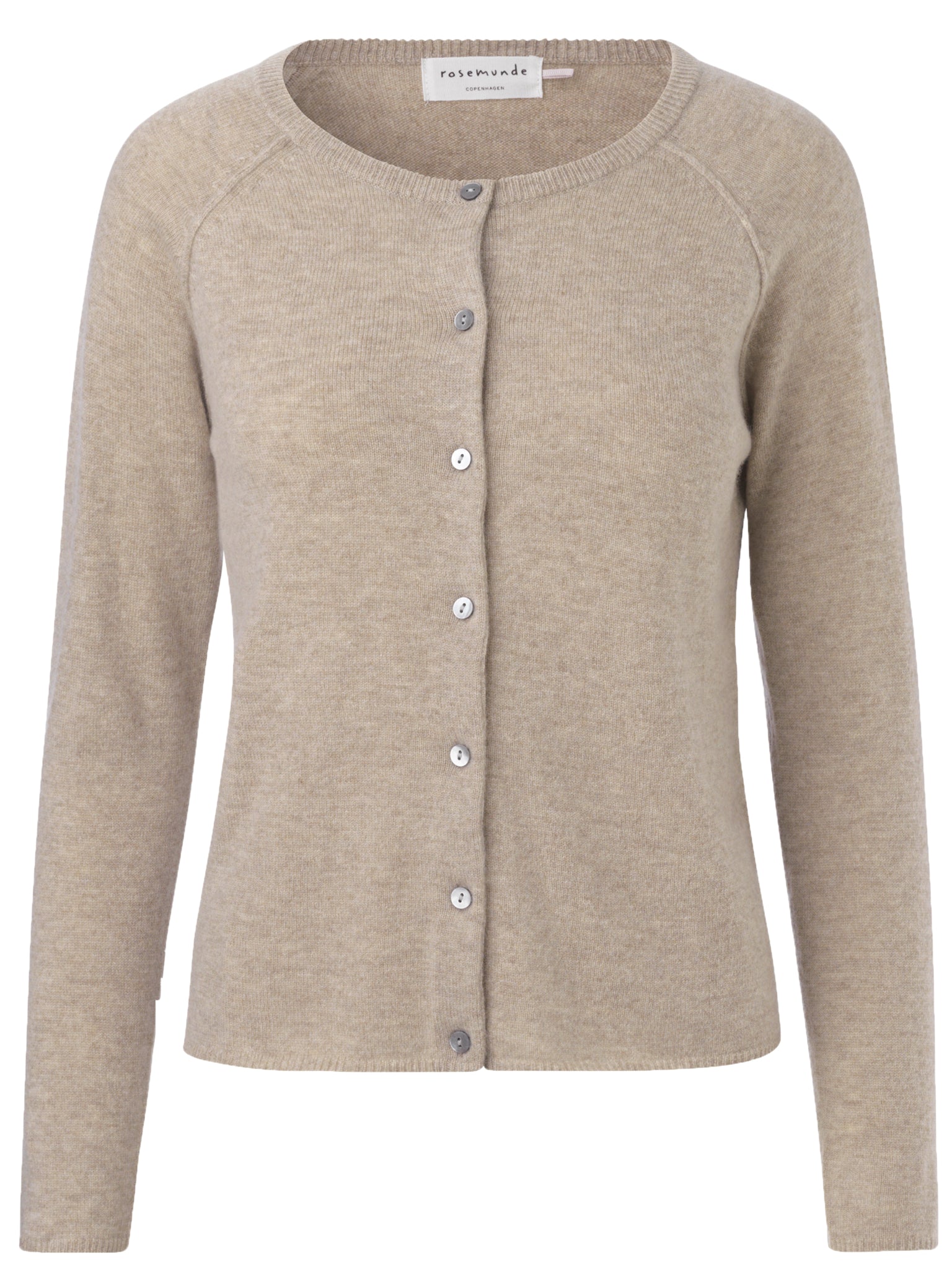 RWLaica Cashmere LS O-neck Raglan Cardigan