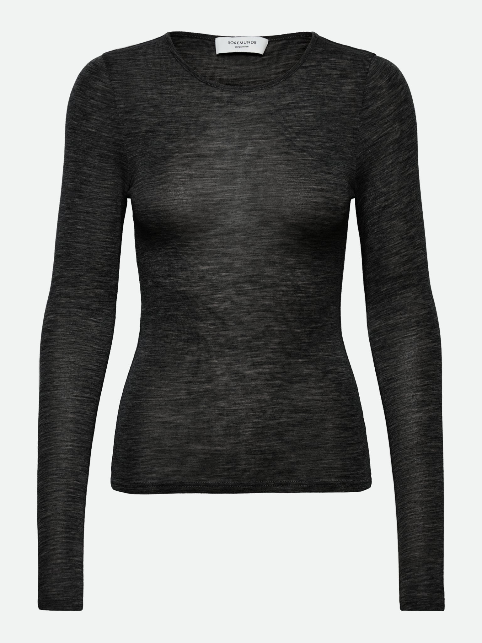 RWSara Cashmere Blend LS T-shirt T-SHIRT LS Rosemunde Woman XS black