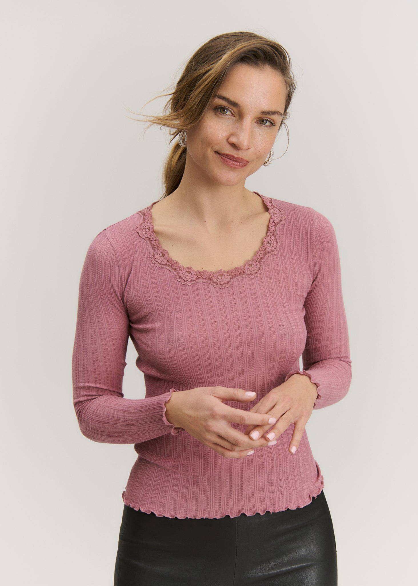 RWBobbie Modal LS O-neck T-shirt T-SHIRT LS Rosemunde Woman