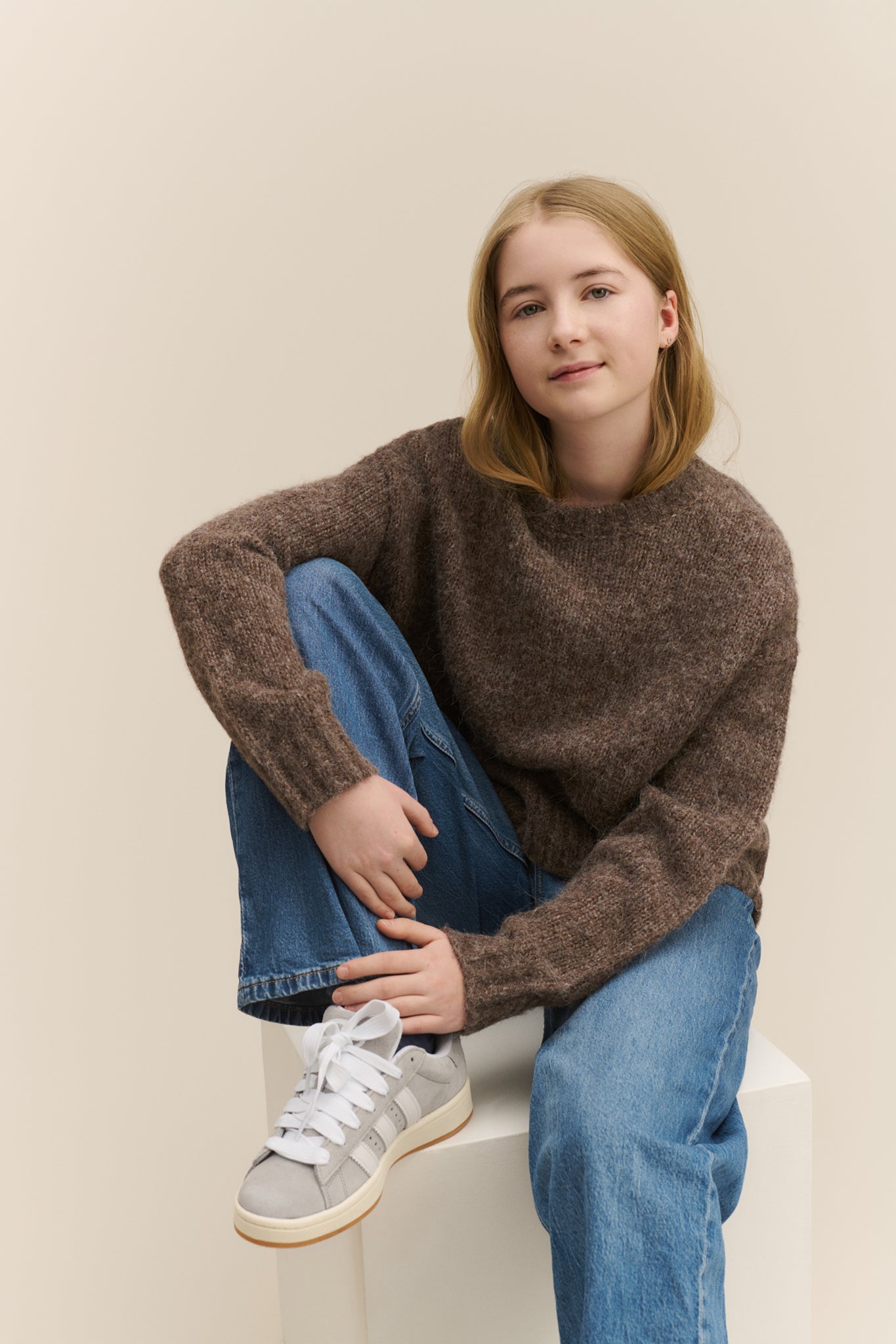 RKTulip Wool Blend LS Short O-neck Pullover PULLOVER Rosemunde Girls