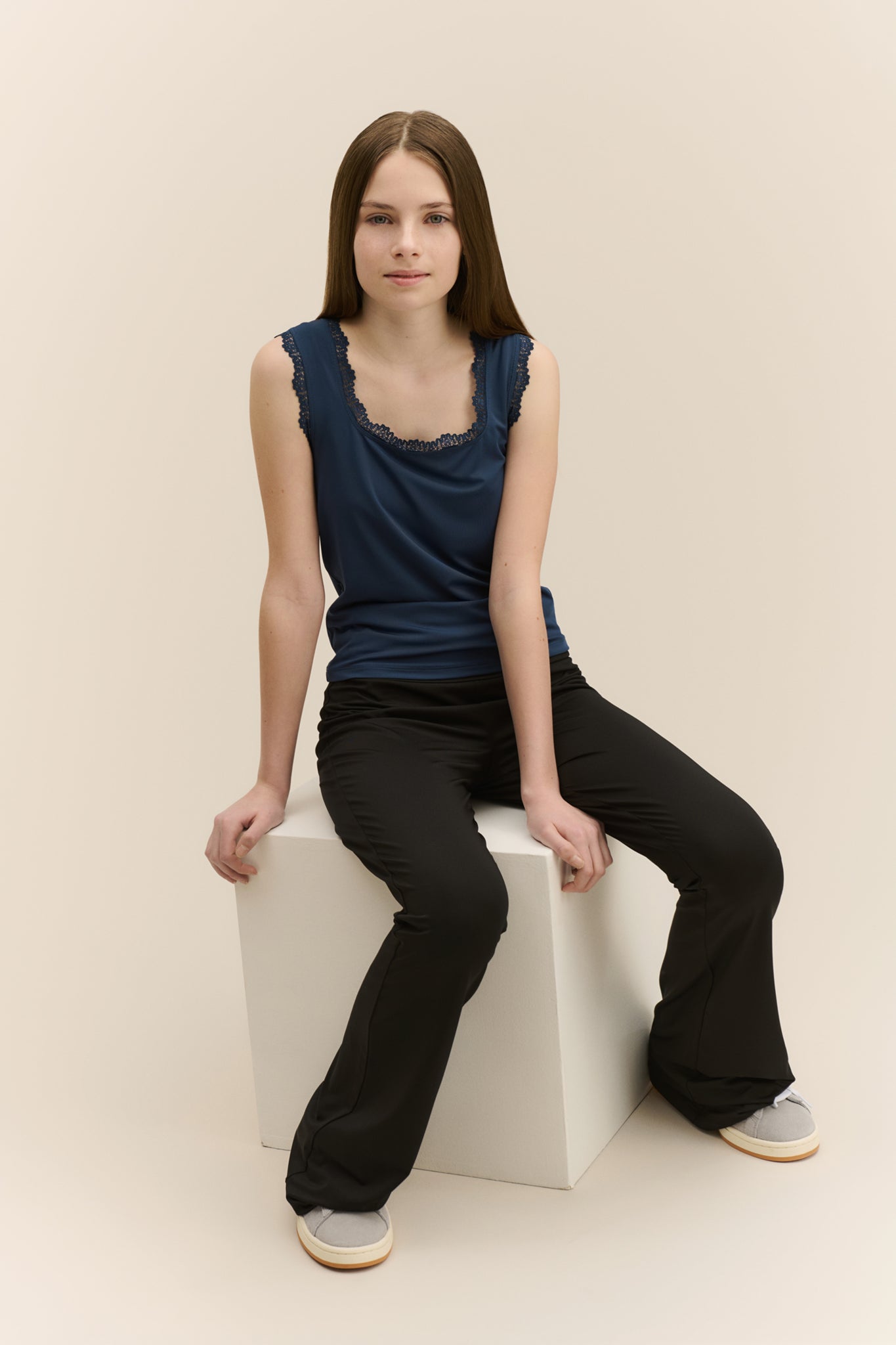 RKBillie MW Long Trousers TROUSERS Rosemunde Girls