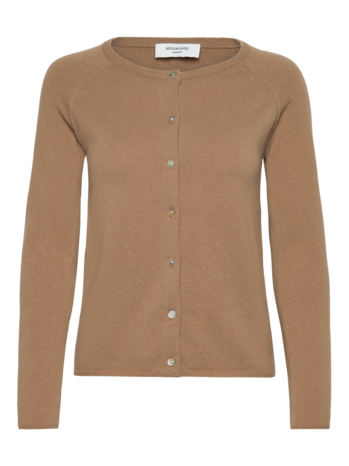 RWLaica Cashmere Long Sleeve O-neck Raglan Cardigan