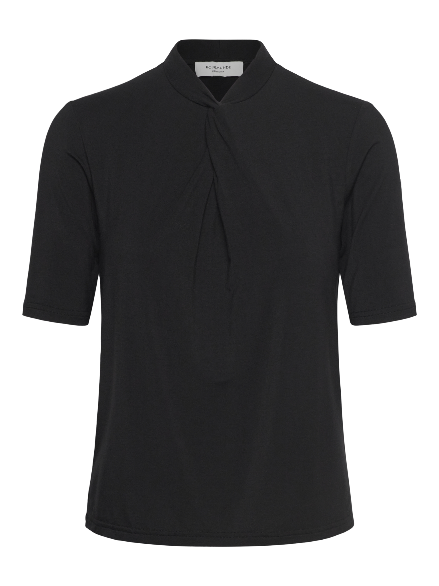 RWBiarritz SS Knot T-neck T-shirt T-SHIRT SS Rosemunde Woman M black