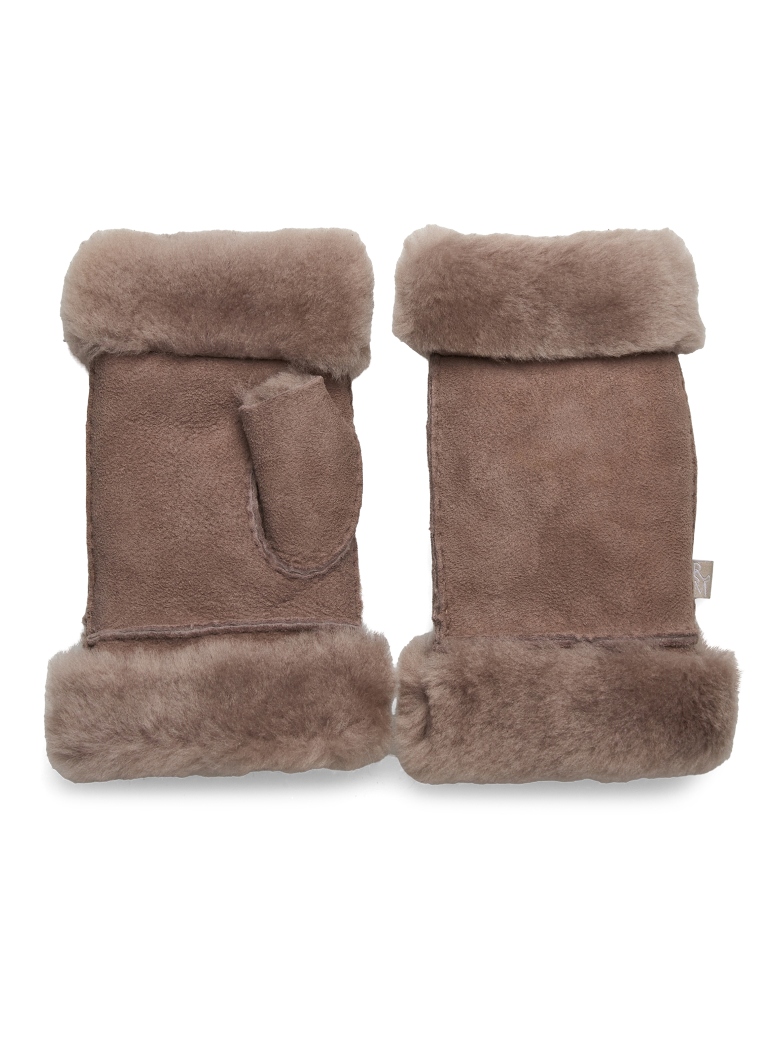 RHSydney Shearling Half Mittens GLOVES Rosemunde Woman XS/S elk brown