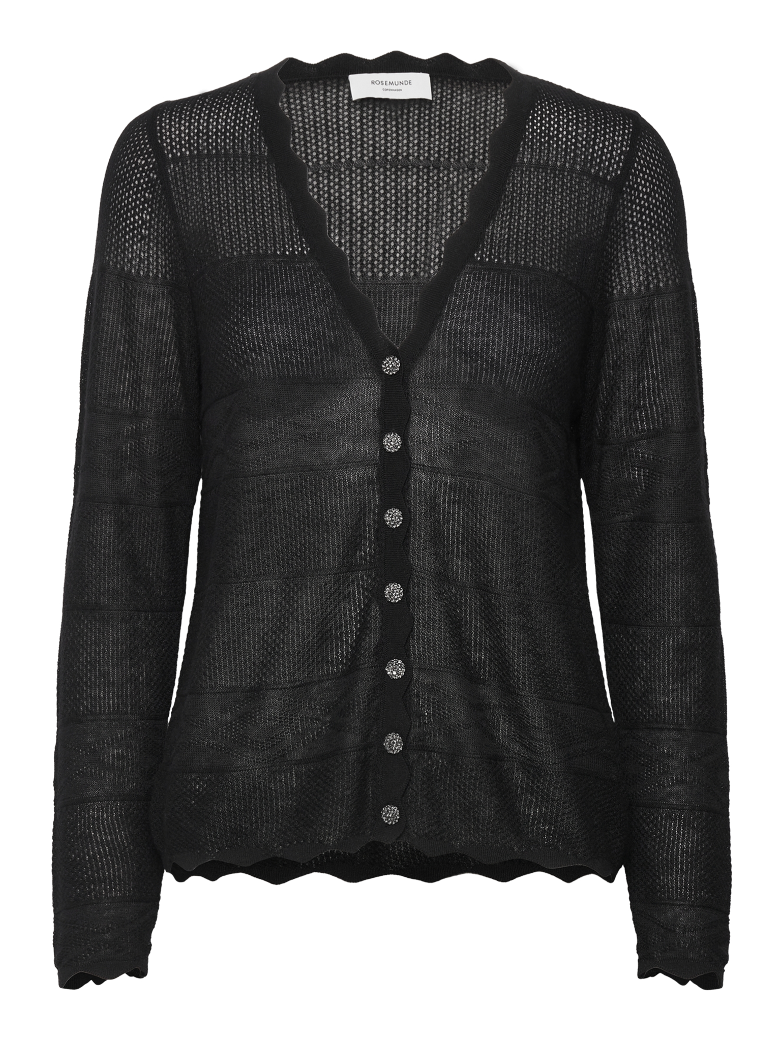 RWLotus Tencel LS Cardigan CARDIGAN Rosemunde Woman S black