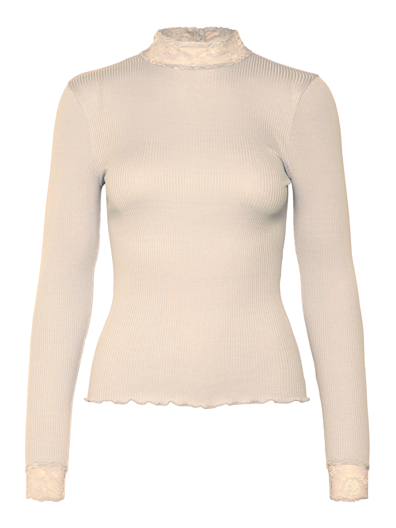 RWBeatha Silk LS 2 Colors Lace T-shirt T-SHIRT LS Rosemunde Woman M rainy day