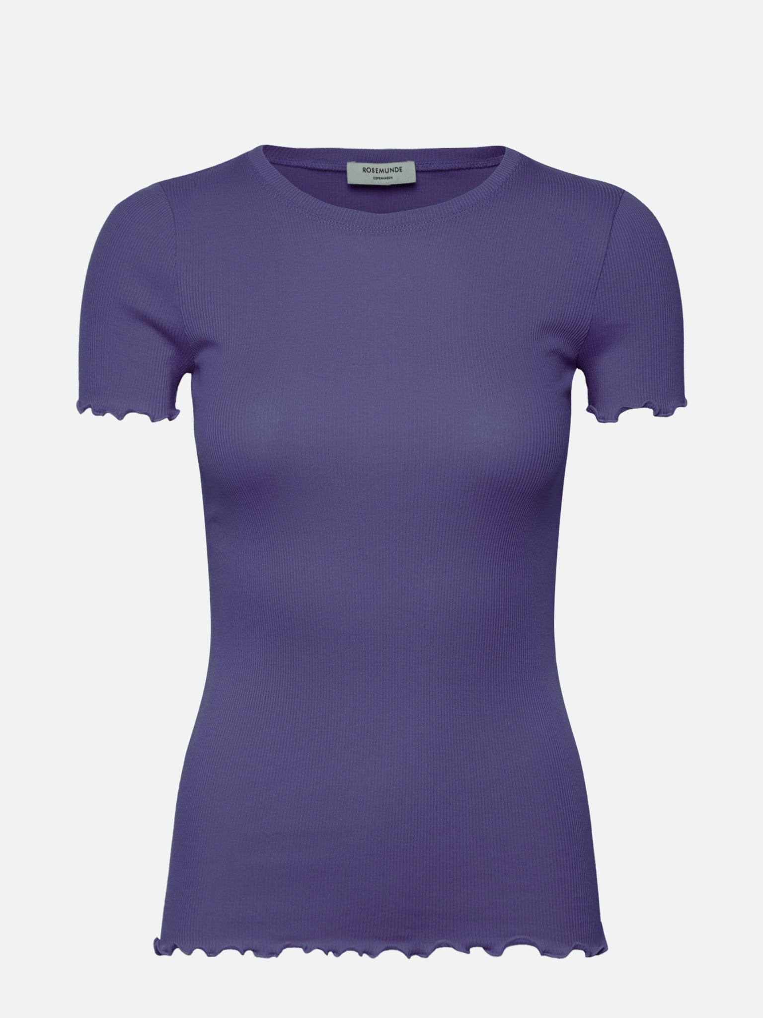 RWBernadine Organic SS O-neck T-shirt T-shirt Rosemunde Woman S skipper blue