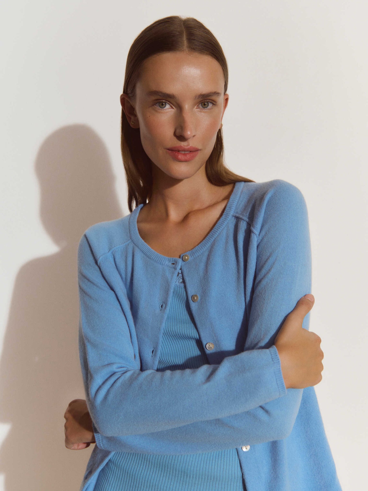 RWBabette Silke SL U-hals blonde Top