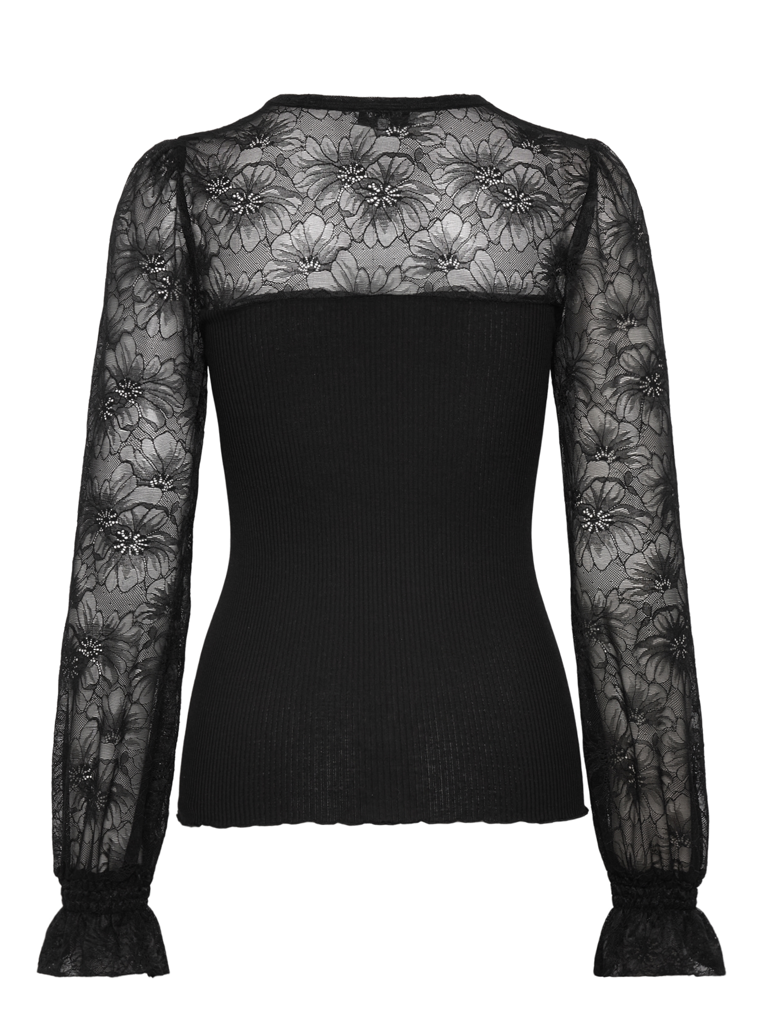 RWBeatha Silk LS Full Lace T-shirt T-SHIRT LS Rosemunde Woman