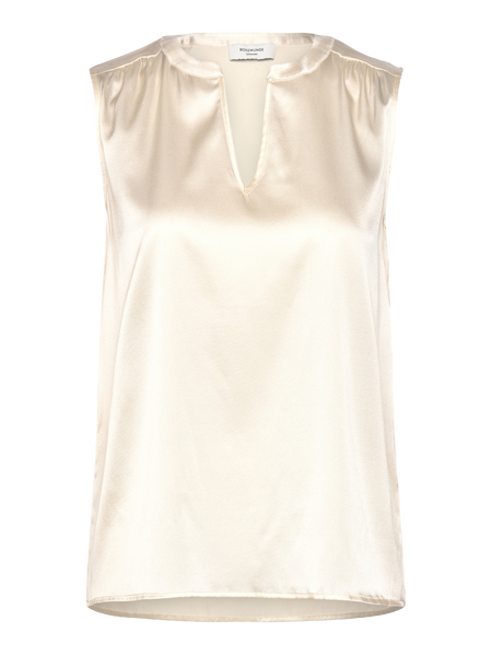トップス eleven 2nd Silk Plating Linen Slipover RWJade Silk SL Top