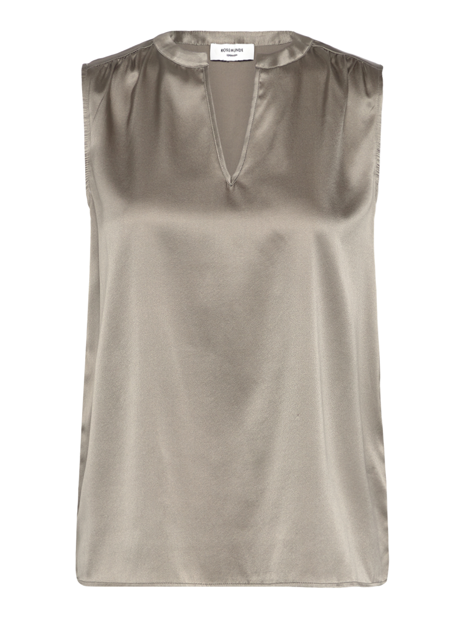 RWJade Silk SL Top TOP Rosemunde Woman 34 dried sage