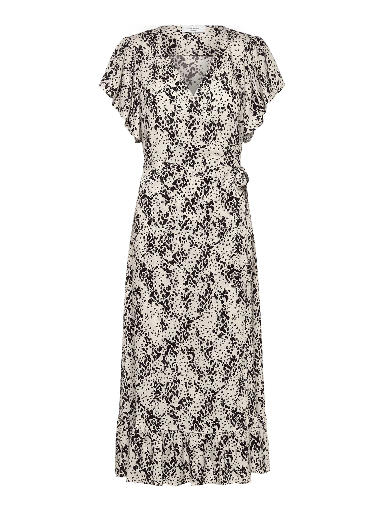 RWElif SS Midi Wrap Dress DRESS Rosemunde Woman 34 watercolor Leo print
