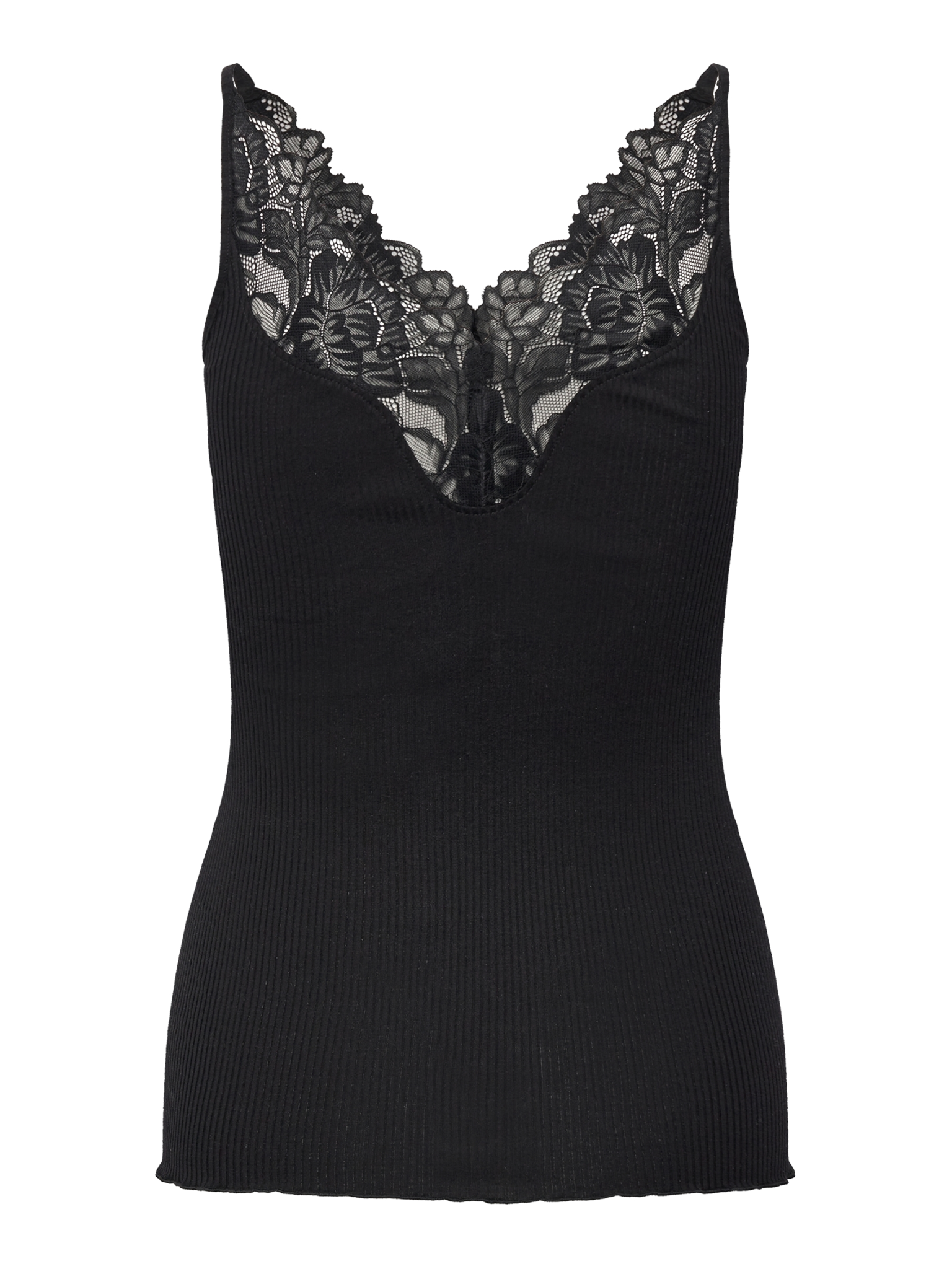 RWBeatha Silk SL Lace Top TOP Rosemunde Woman