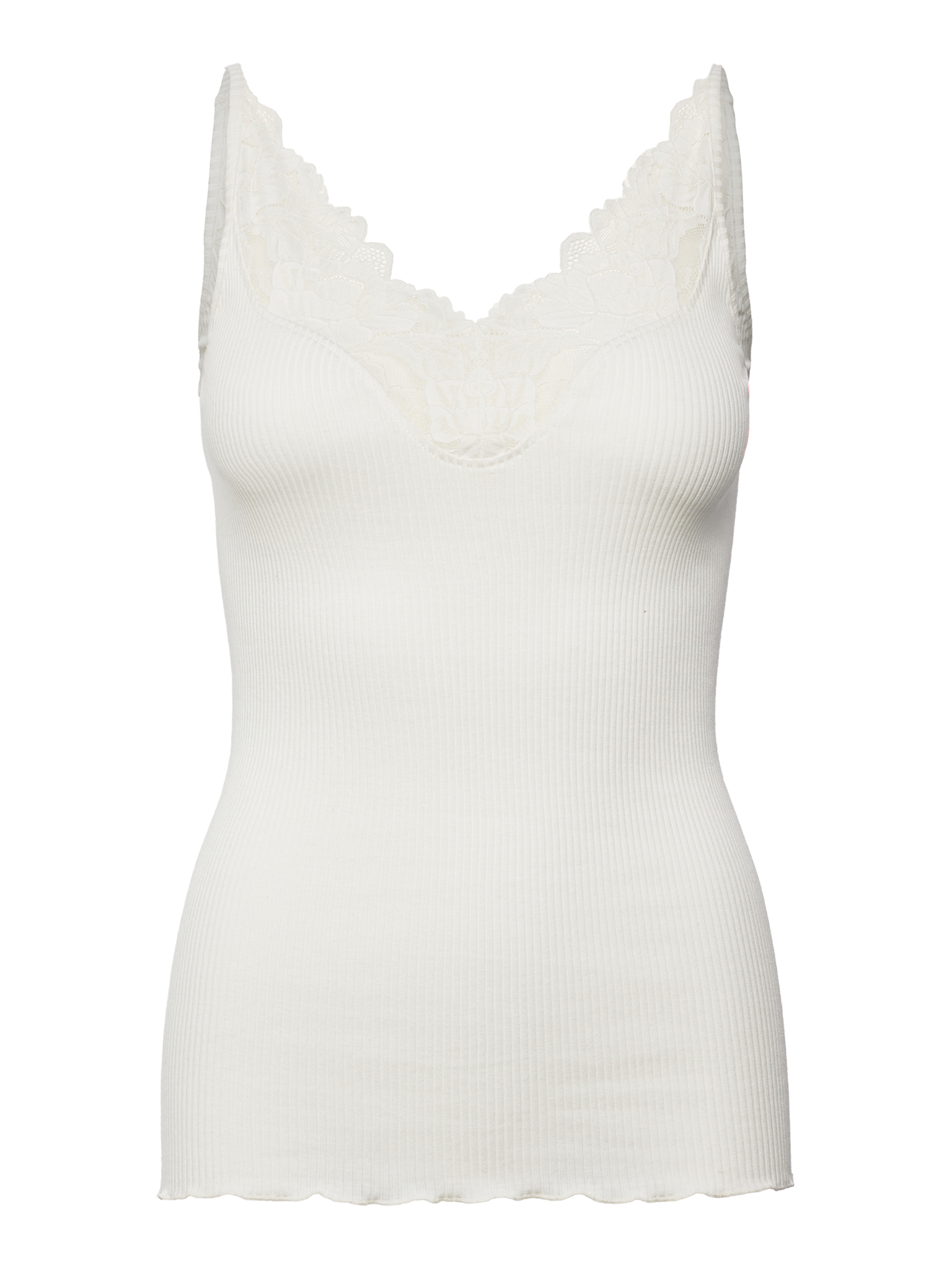 RWBeatha Silk SL Lace Top TOP Rosemunde Woman XS ivory