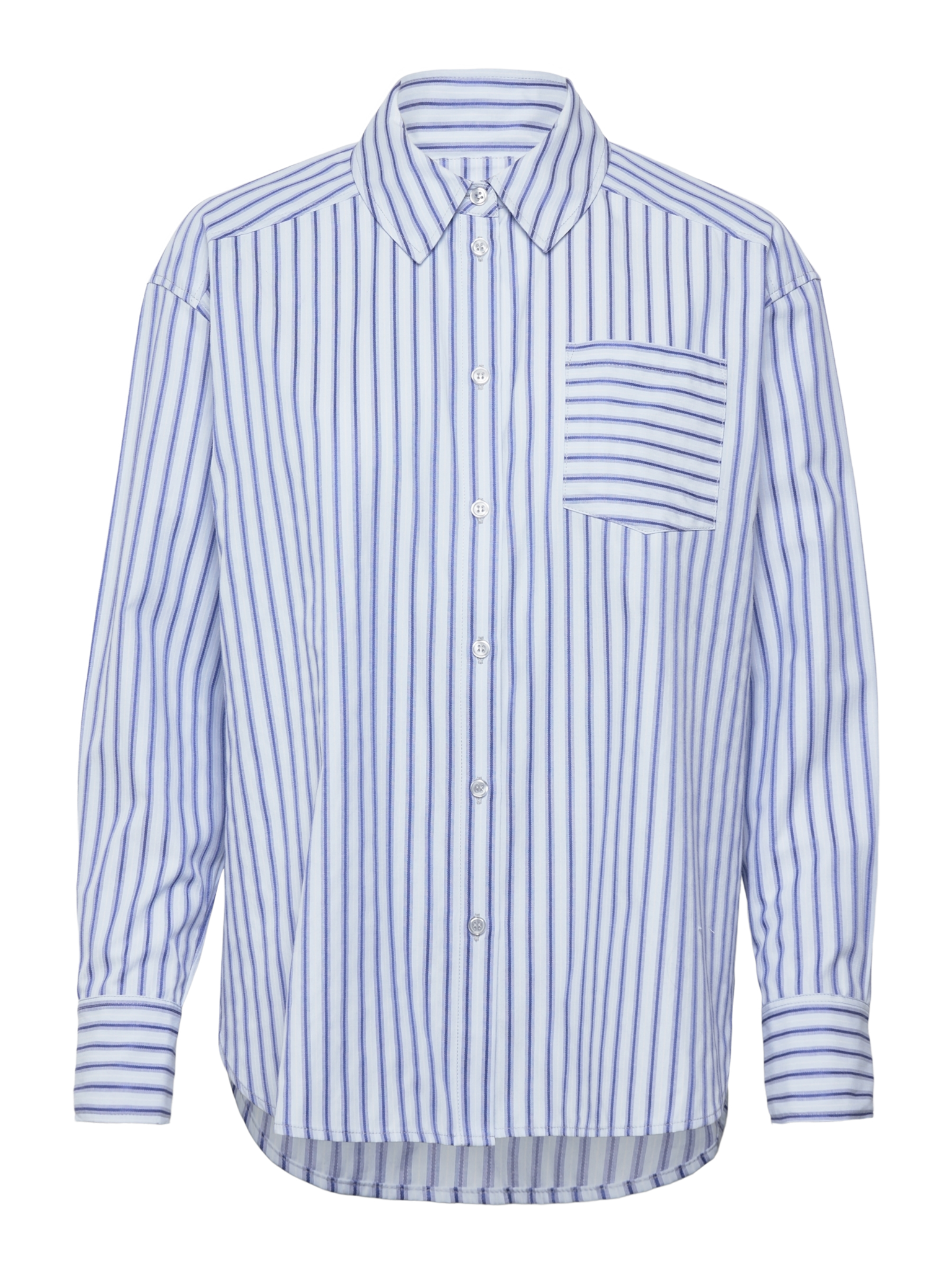 RWUlla LS Oversize Shirt SHIRT Rosemunde Woman 34 baby blue stripe