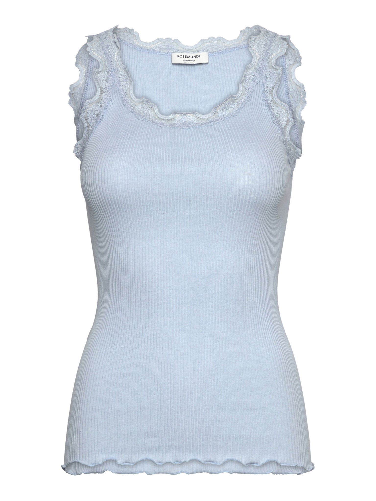 RWBabette Silk SL U-neck Long Lace Top