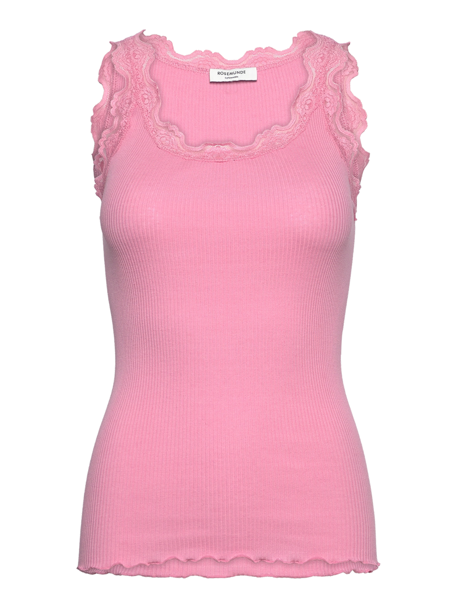 RWBabette Silk SL U-neck Long Lace Top